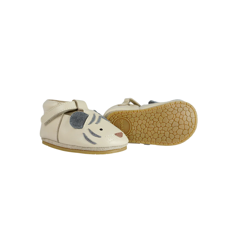 Donsje Babyschuh "Spark White Tiger" | Cream - Image 6