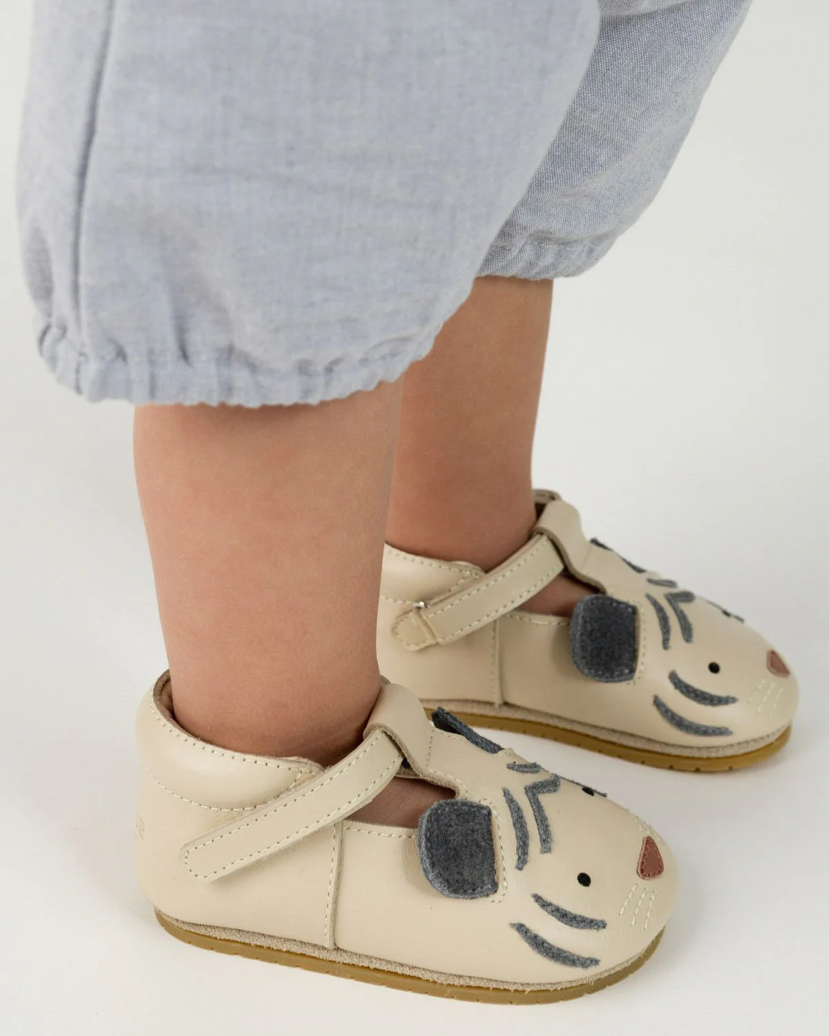 Donsje Babyschuh "Spark White Tiger" | Cream - Image 7