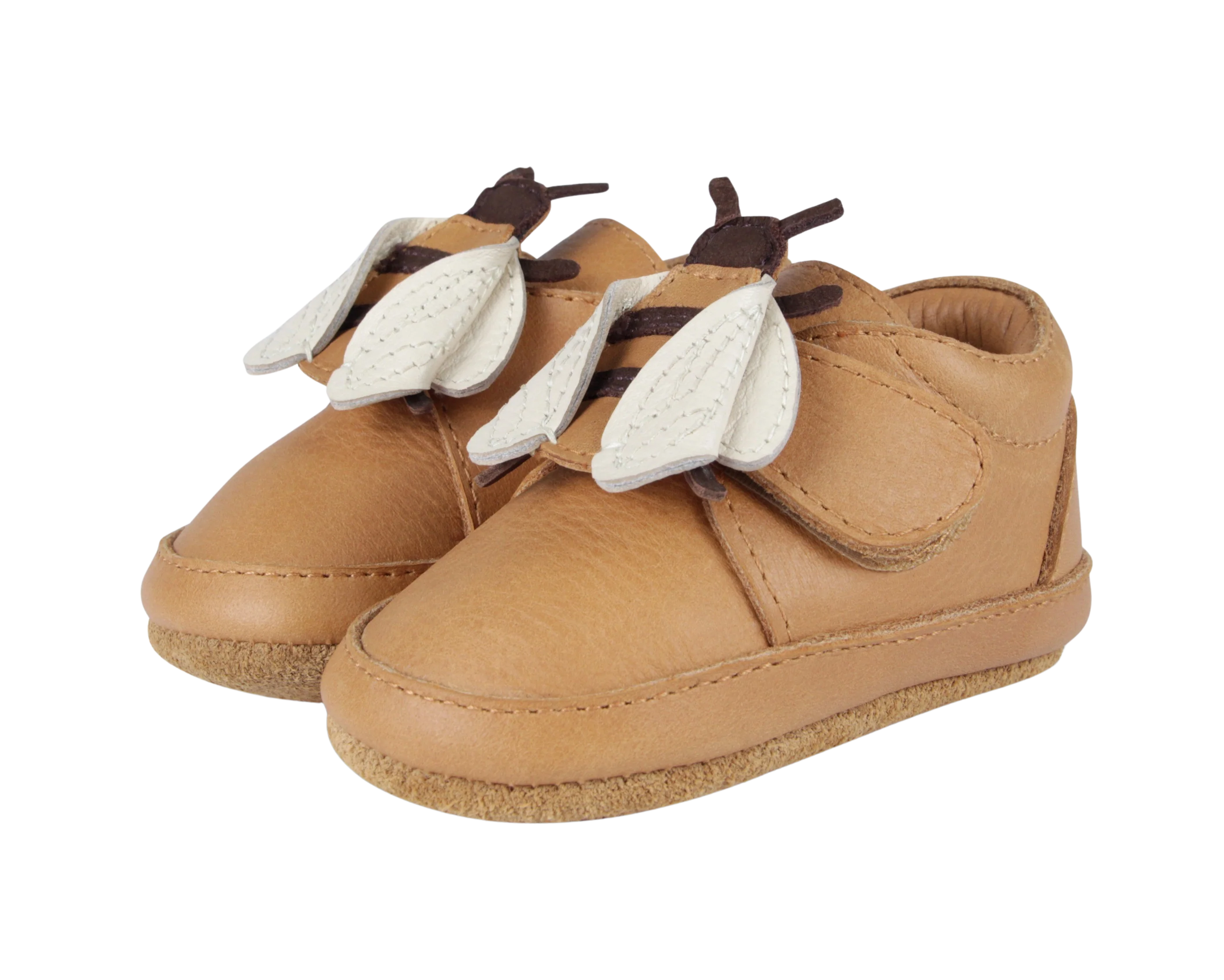 Donsje Babyschuhe "Niek Bee" Camel Classic Leather - Image 3