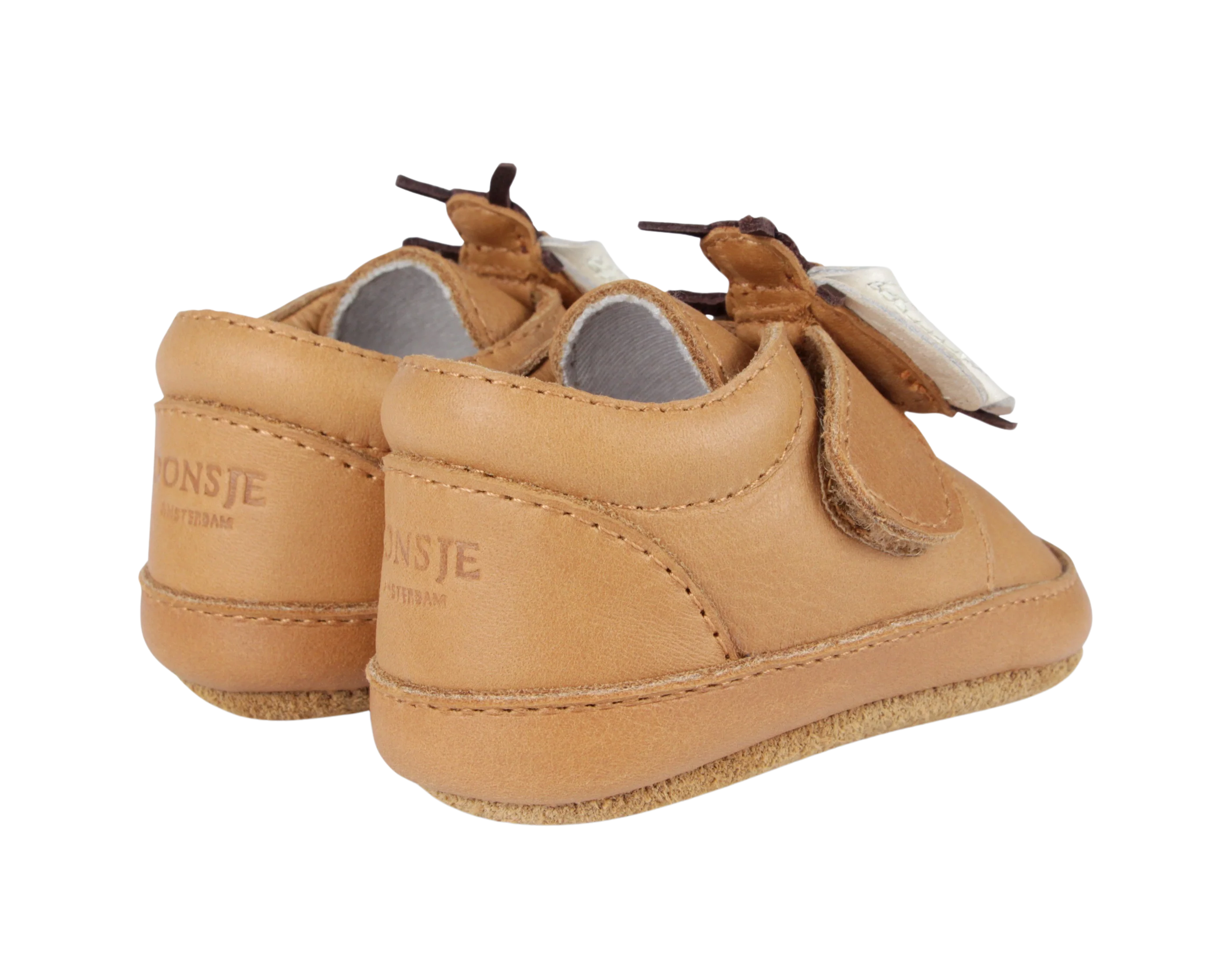 Donsje Babyschuhe "Niek Bee" Camel Classic Leather - Image 4