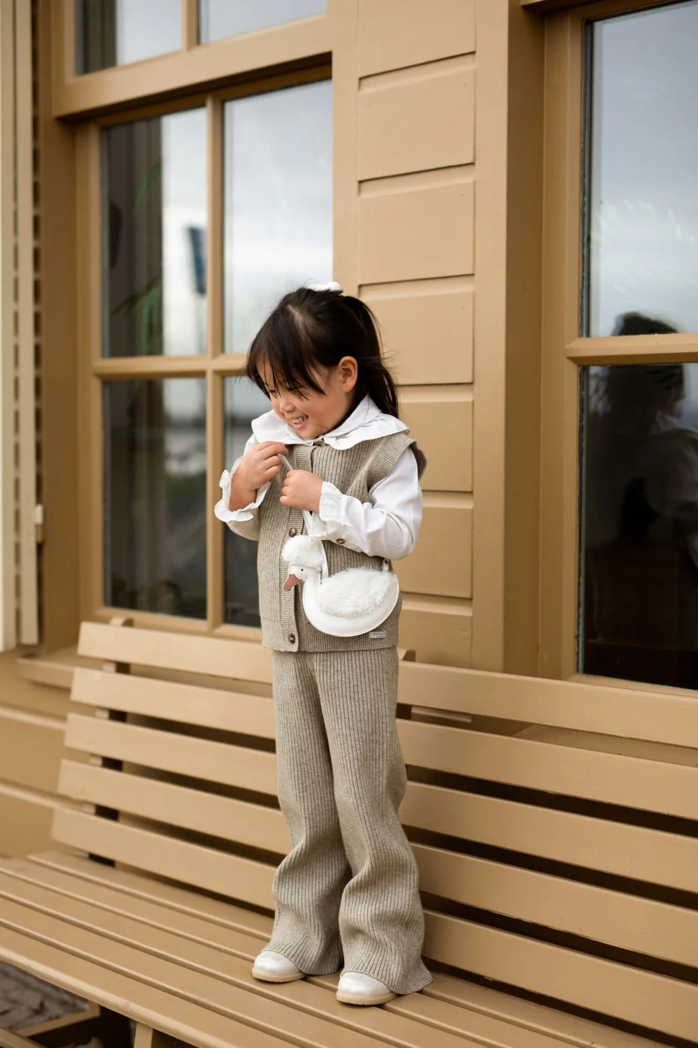 Donsje Hosen "Yven" | Sesame Melange - Image 2