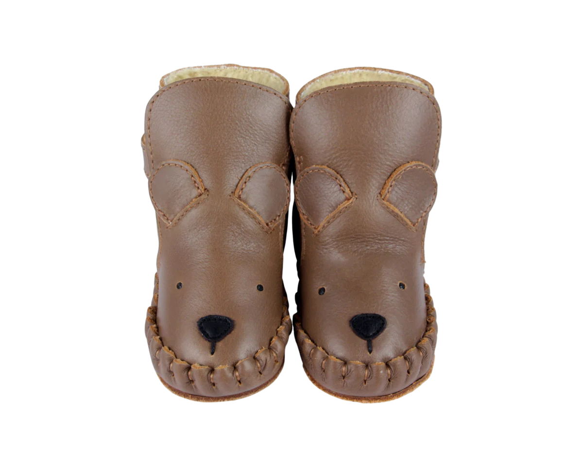 Donsje Kapi Classic Booties | Bear | Cognac Classic Leather - Image 3