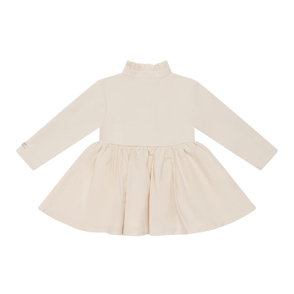 Donsje Kleid "Louen" Taupe Macaroon - Image 2