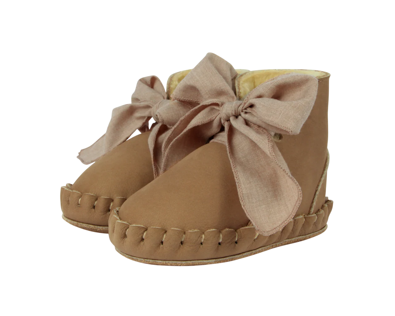 Donsje Pina Organza Booties | Truffle Nubuck