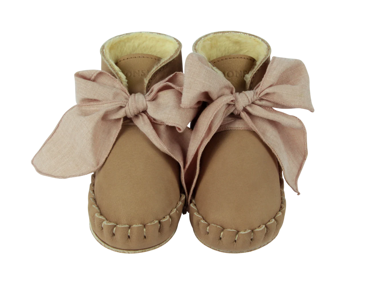 Donsje Pina Organza Booties | Truffle Nubuck - Image 2
