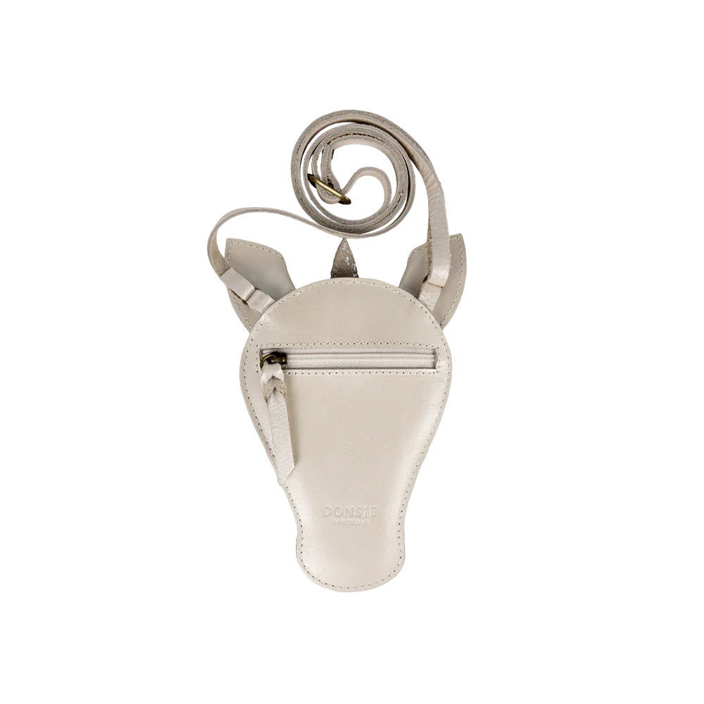 Donsje Umhängetasche "Blinc" | Unicorn | Off White Metallic Leather - Image 4