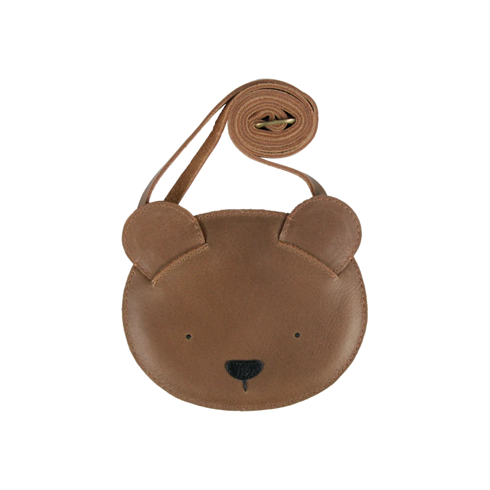 Donsje Umhängetasche "Britta" | Bear | Cognac Classic Leather