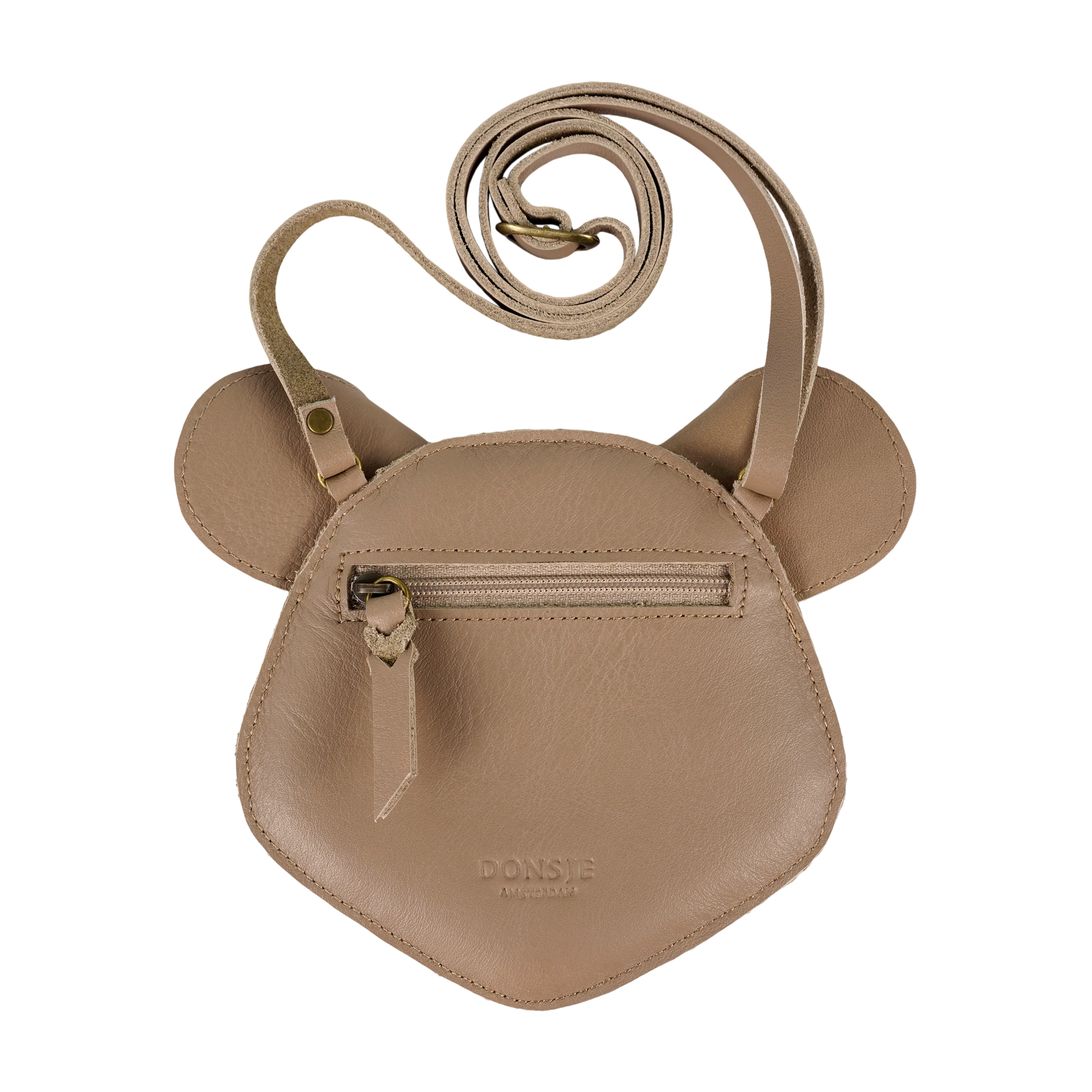 Donsje Umhängetasche "Britta" | Mouse | Praline Leather - Image 3