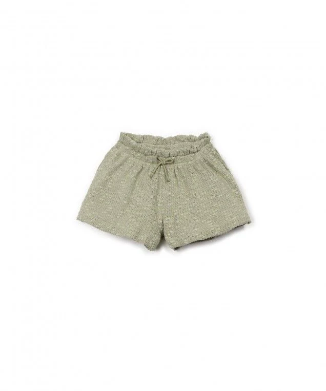 Play Up Embellished Piqué Shorts | Texture