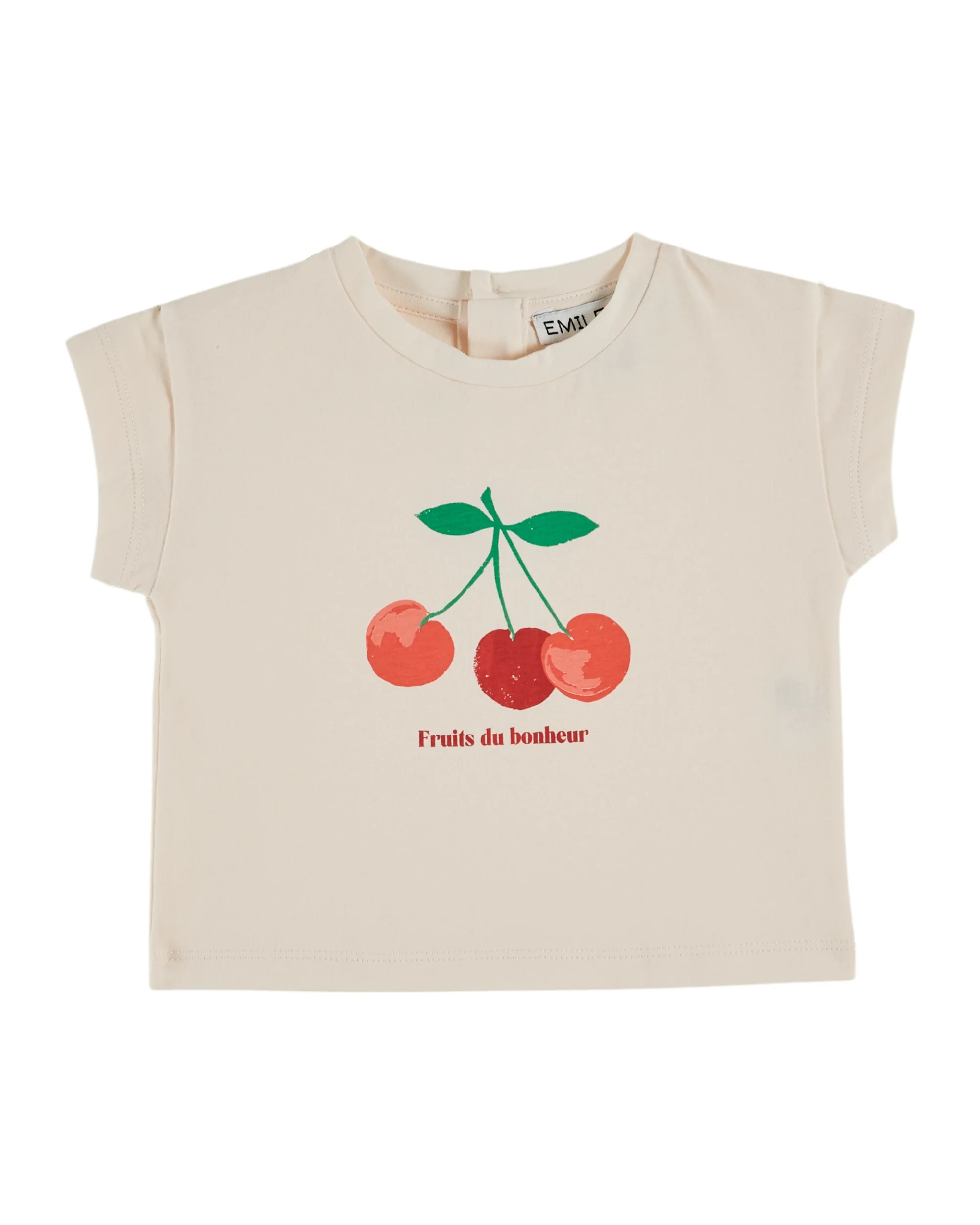 Emile & Ida T-Shirt "Imprime" | Creme