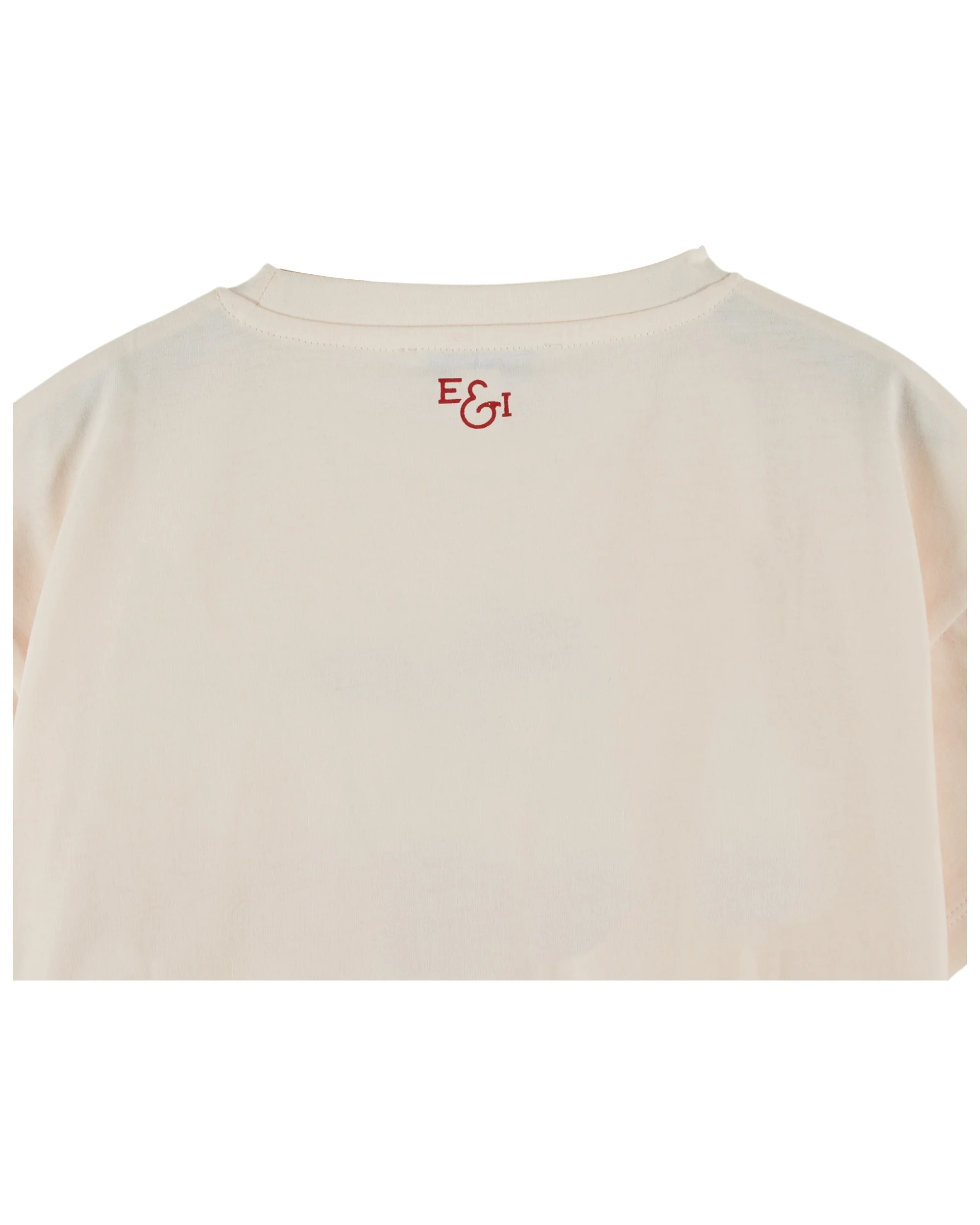 Emile & Ida T-Shirt "Imprime" | Creme - Image 2