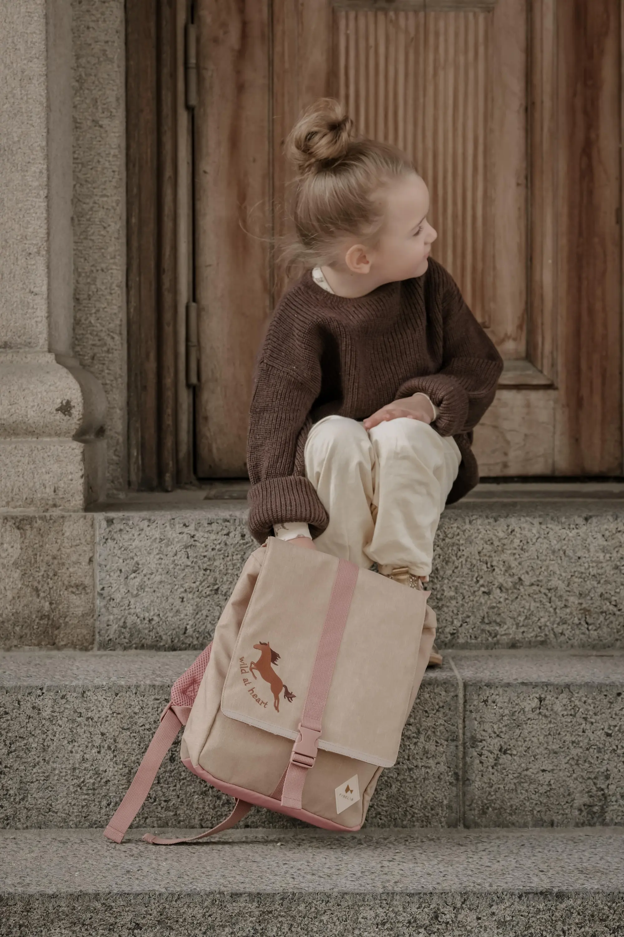 Fabelab Rucksack klein "Wild at Heart" | beige - Image 2