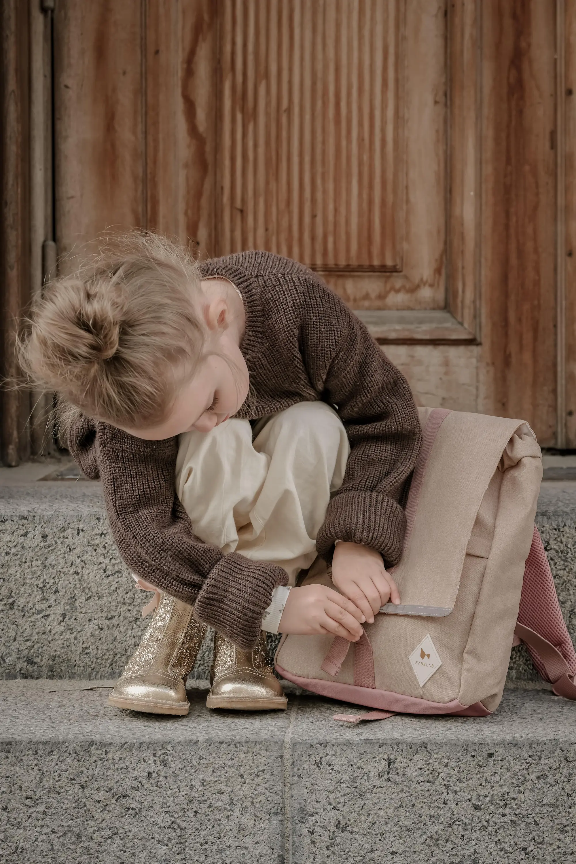 Fabelab Rucksack klein "Wild at Heart" | beige - Image 4