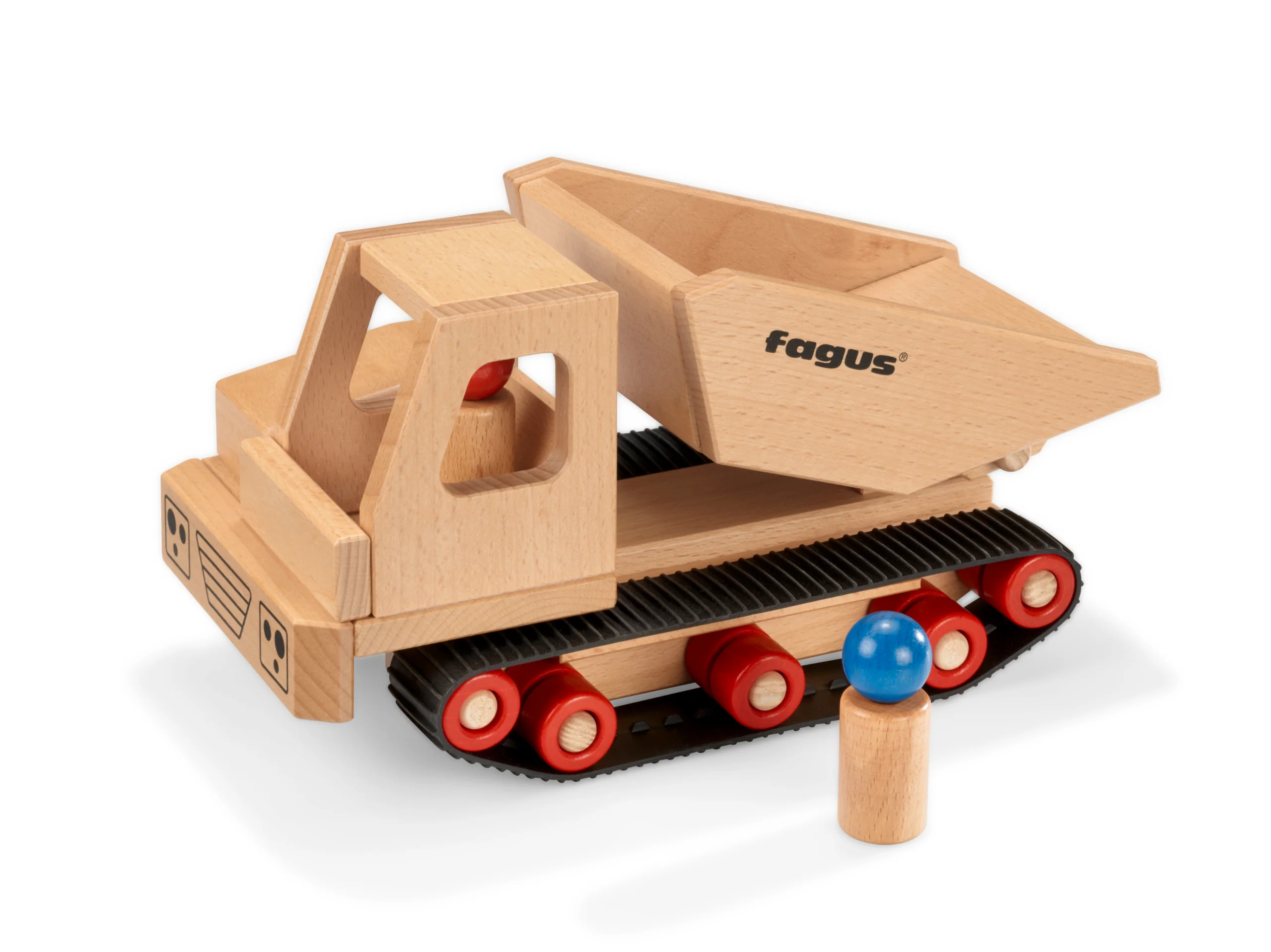 Fagus Raupen-Dumper aus Holz - Image 2