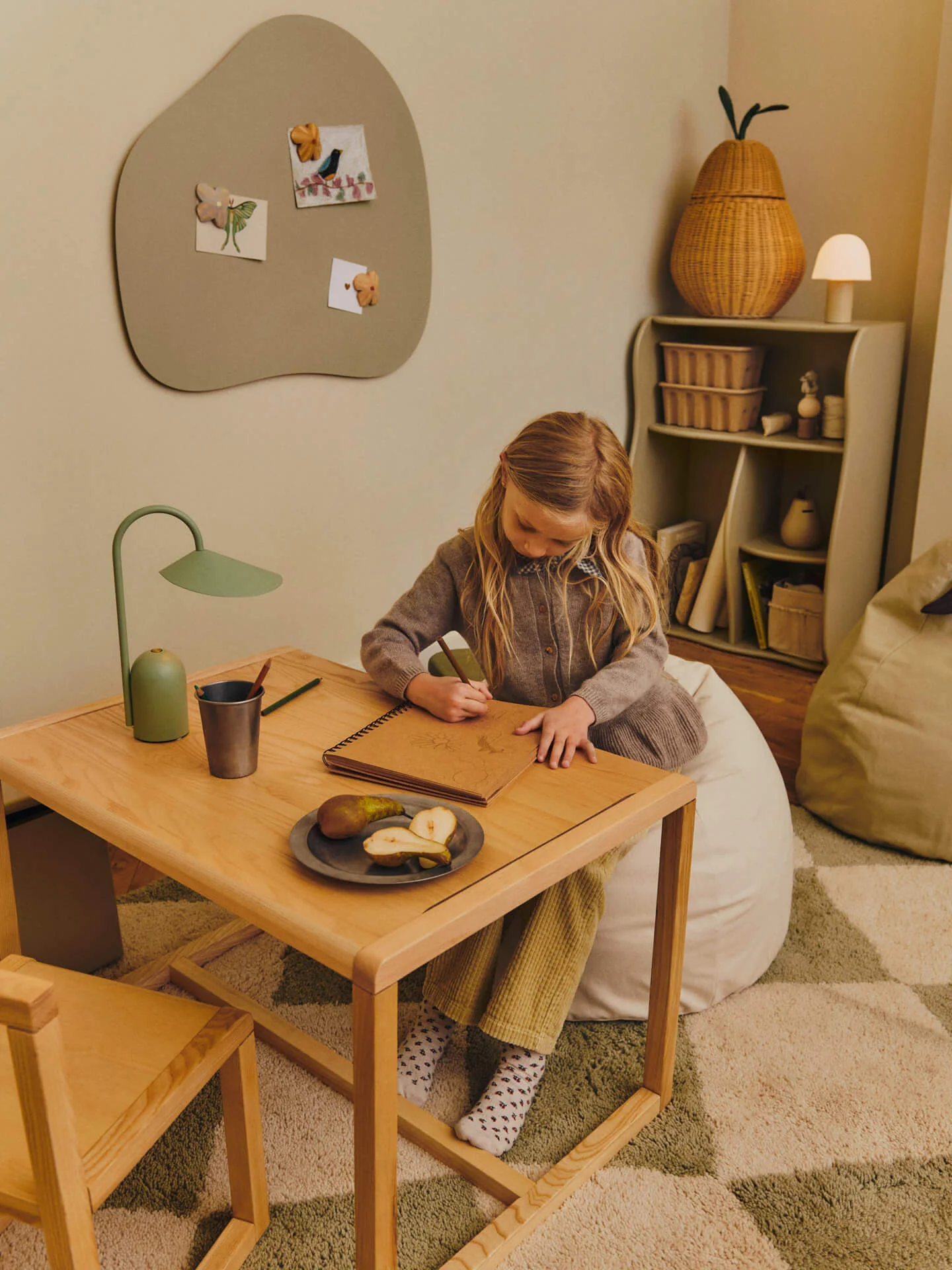Ferm Living Sitzsack Birne | Natural - Image 3