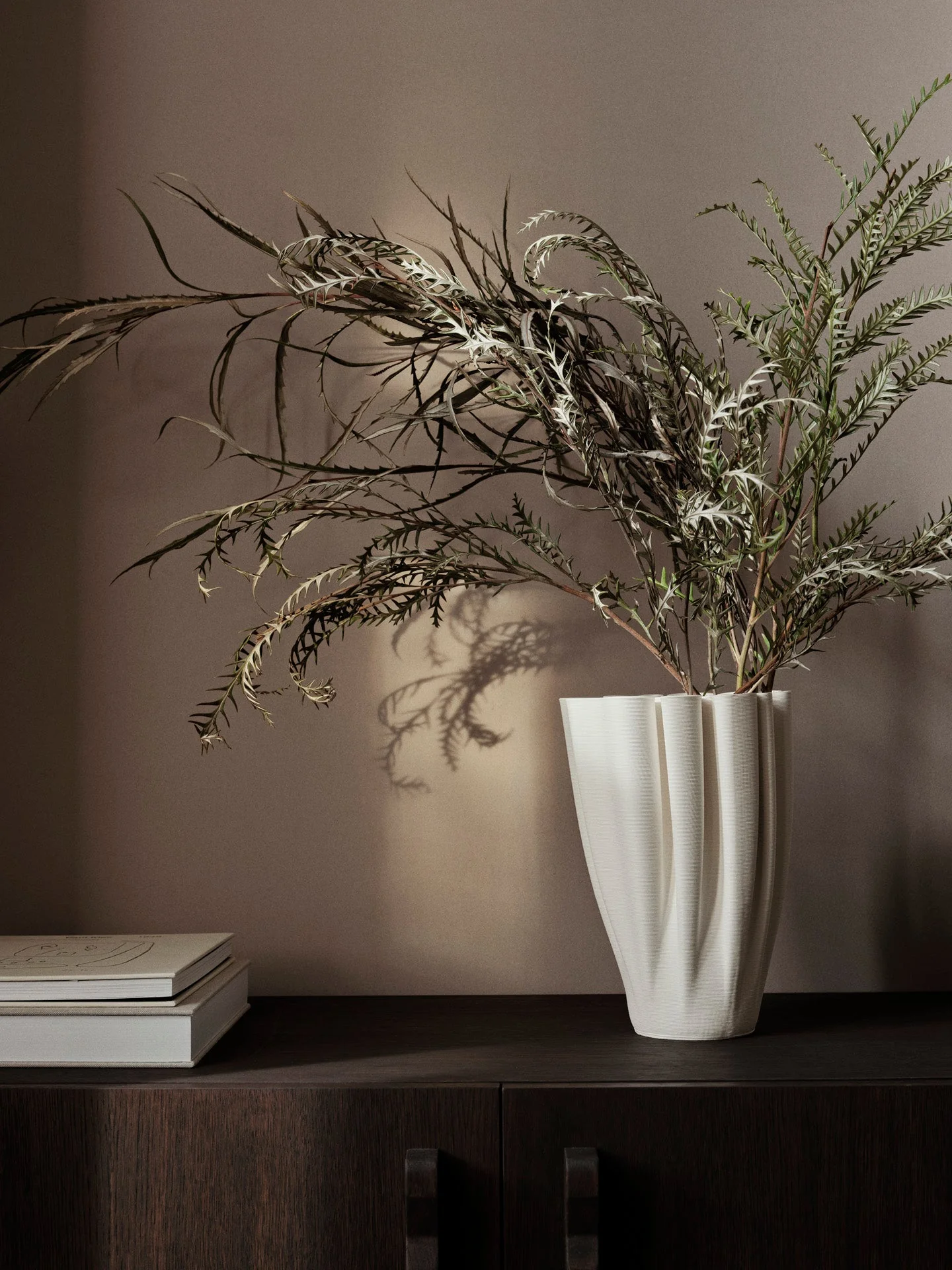 Ferm Living Vase Dedali | H18 Off-white - Image 2