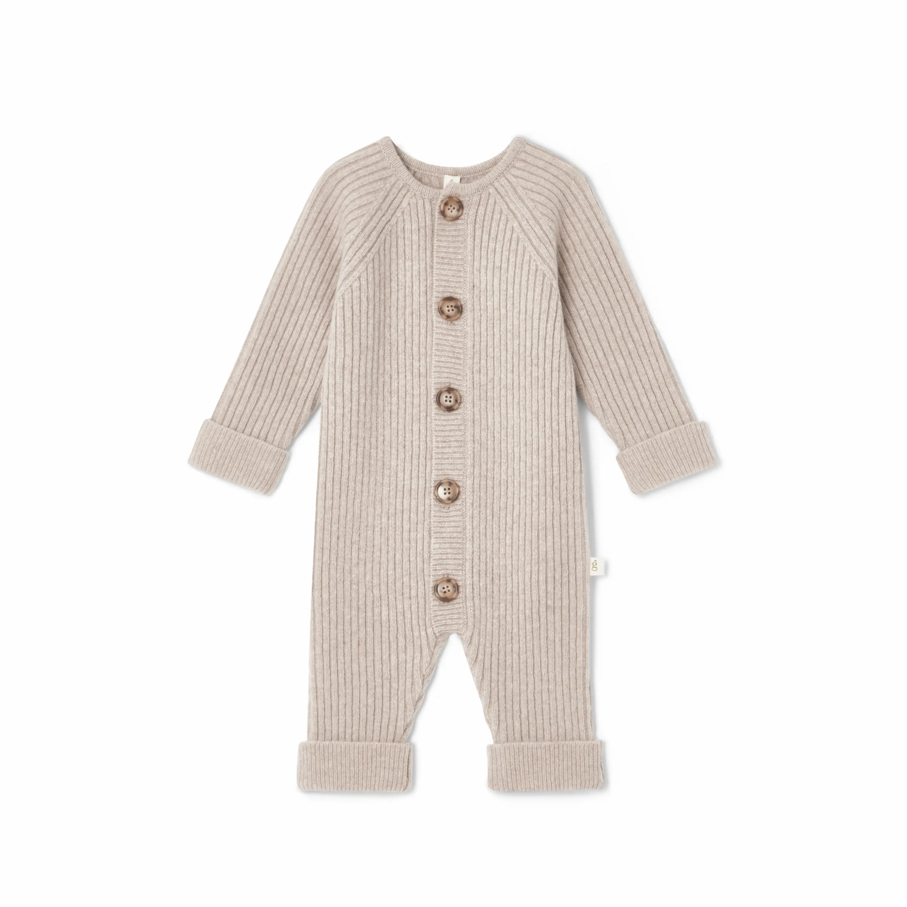Garbo & Friends Overall Rippenstrick Sand