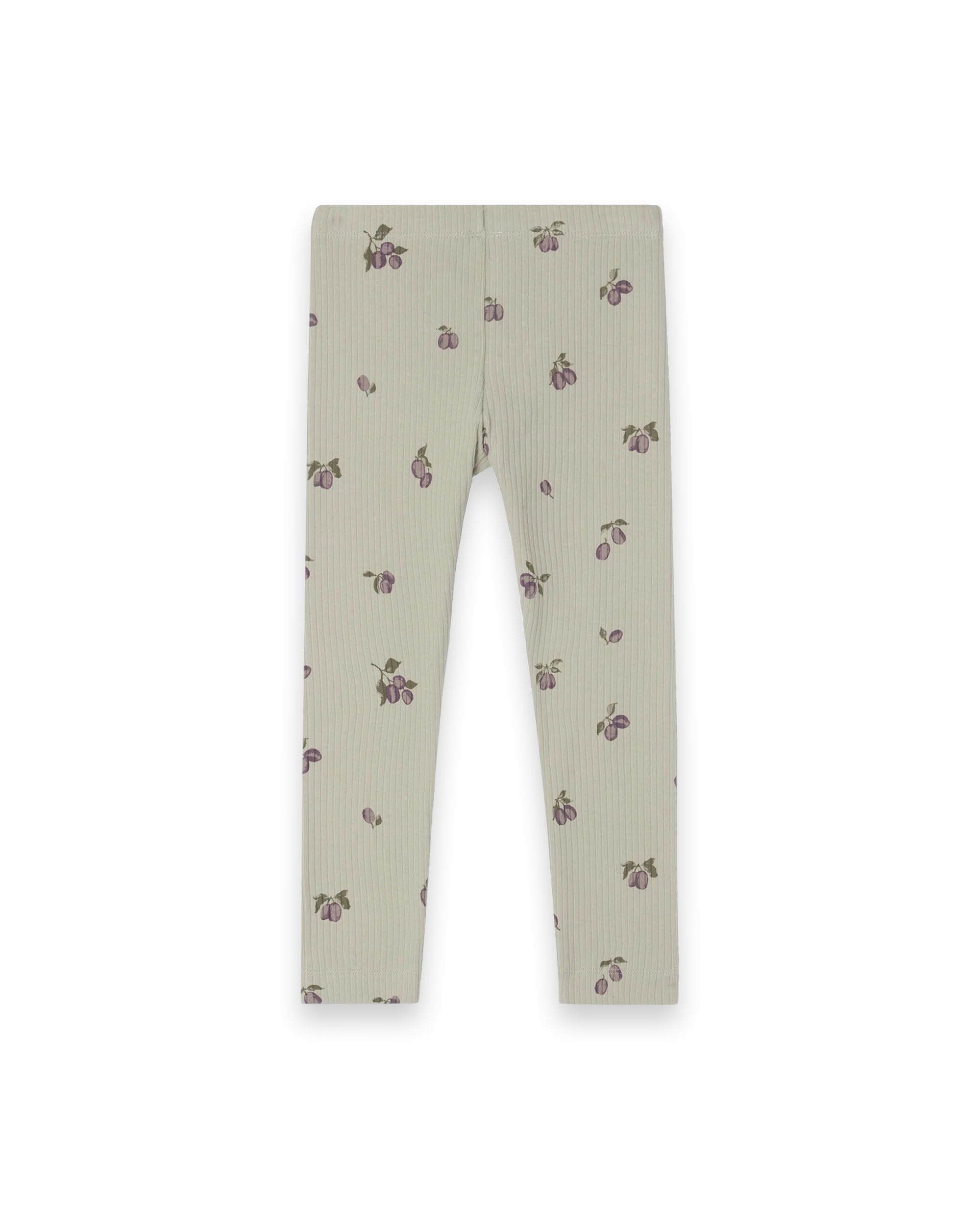 Garbo & Friends - Rib Jersey Leggins - Prune Green