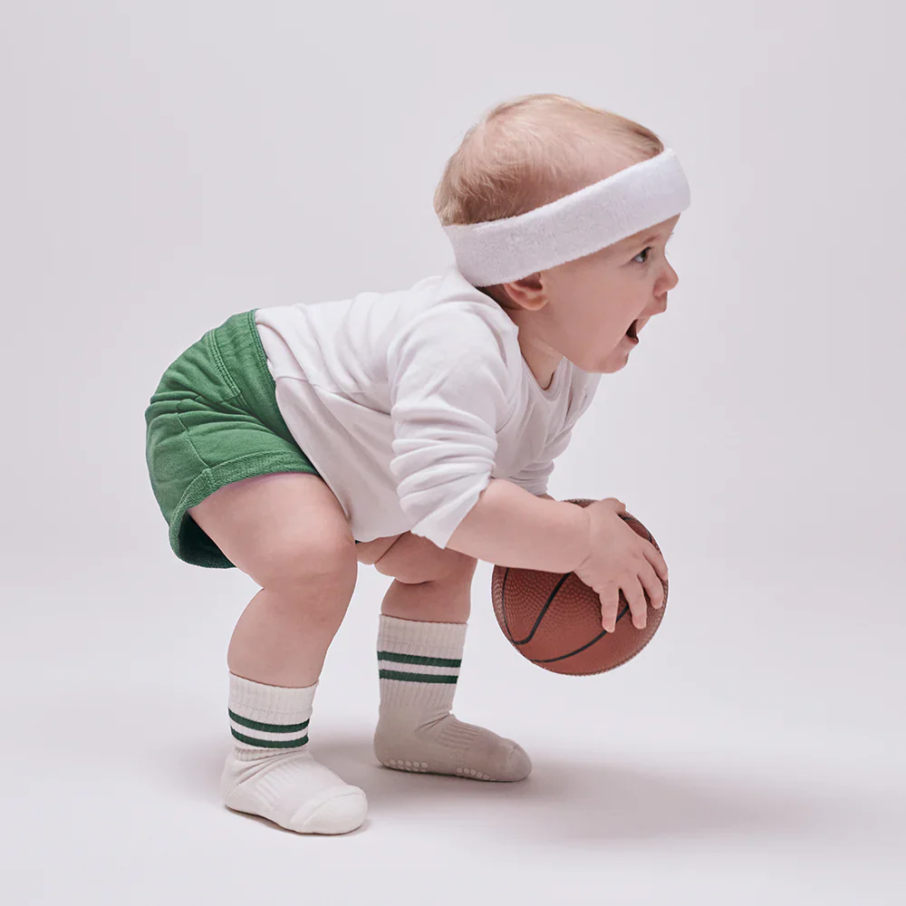 GoBabyGo Antirutsch Sportsocken | Green - Image 3