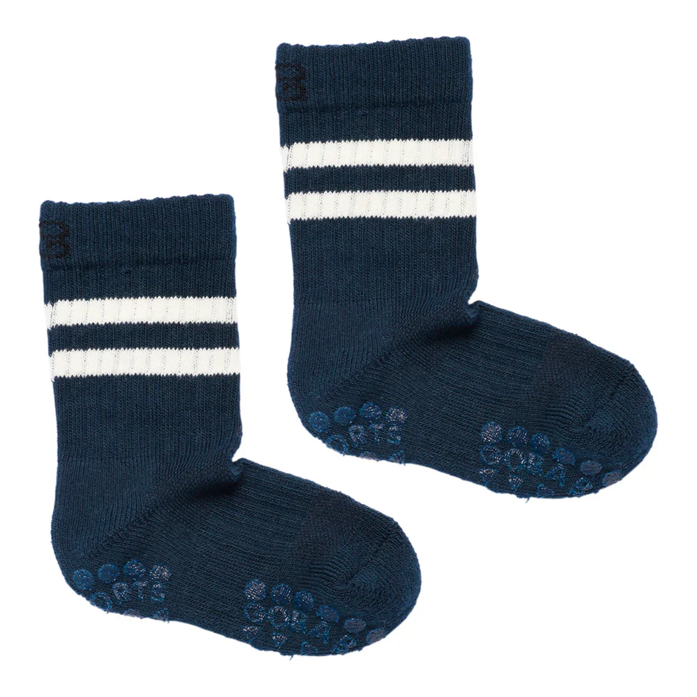 GoBabyGo Antirutsch Sportsocken | Navy Blue