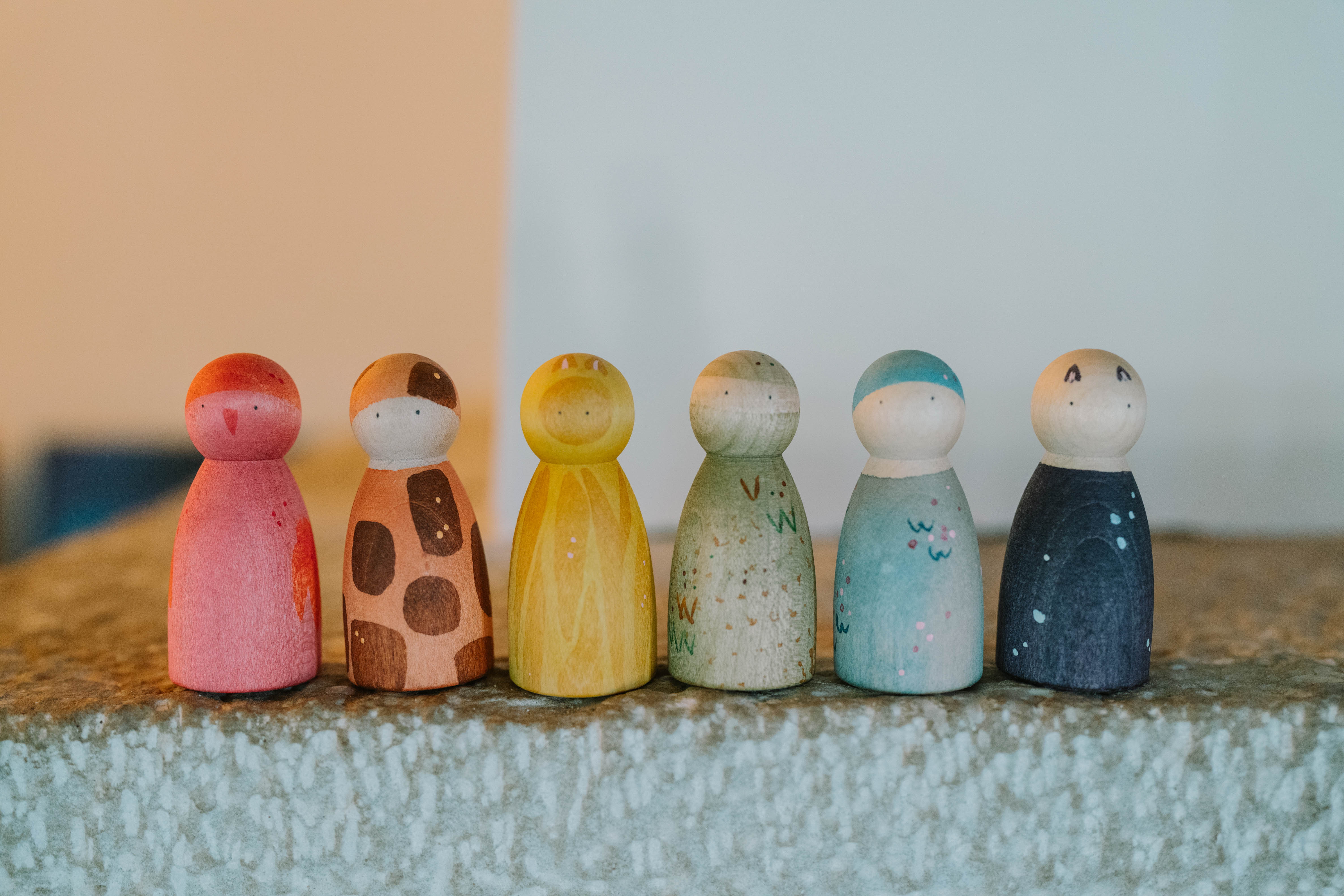 Grapat Holzfiguren Set "The Animal Crew" 6-teilig - Image 10