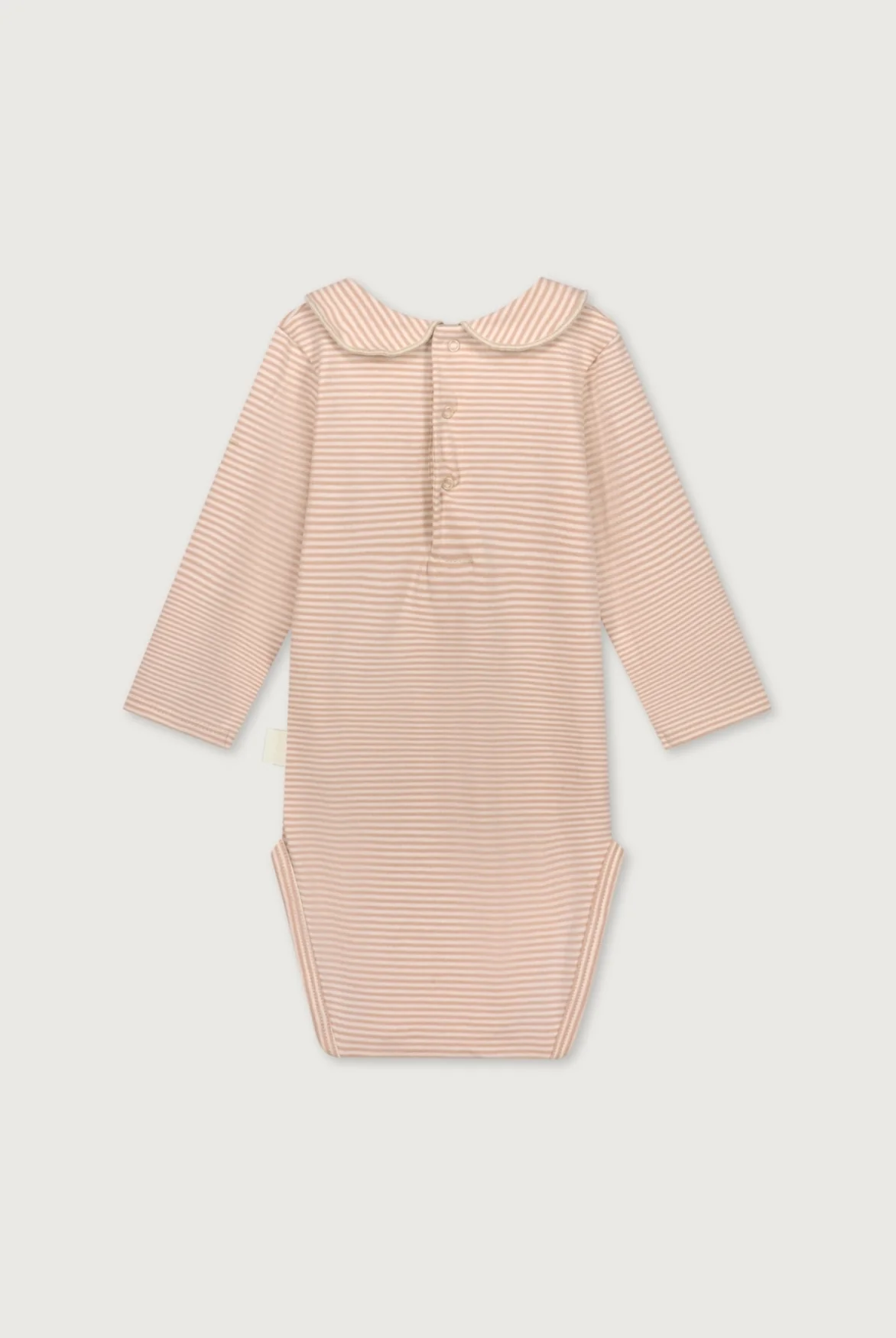 Gray Label Baby-Body mit Kragen | Faded Pink - Cream - Image 2