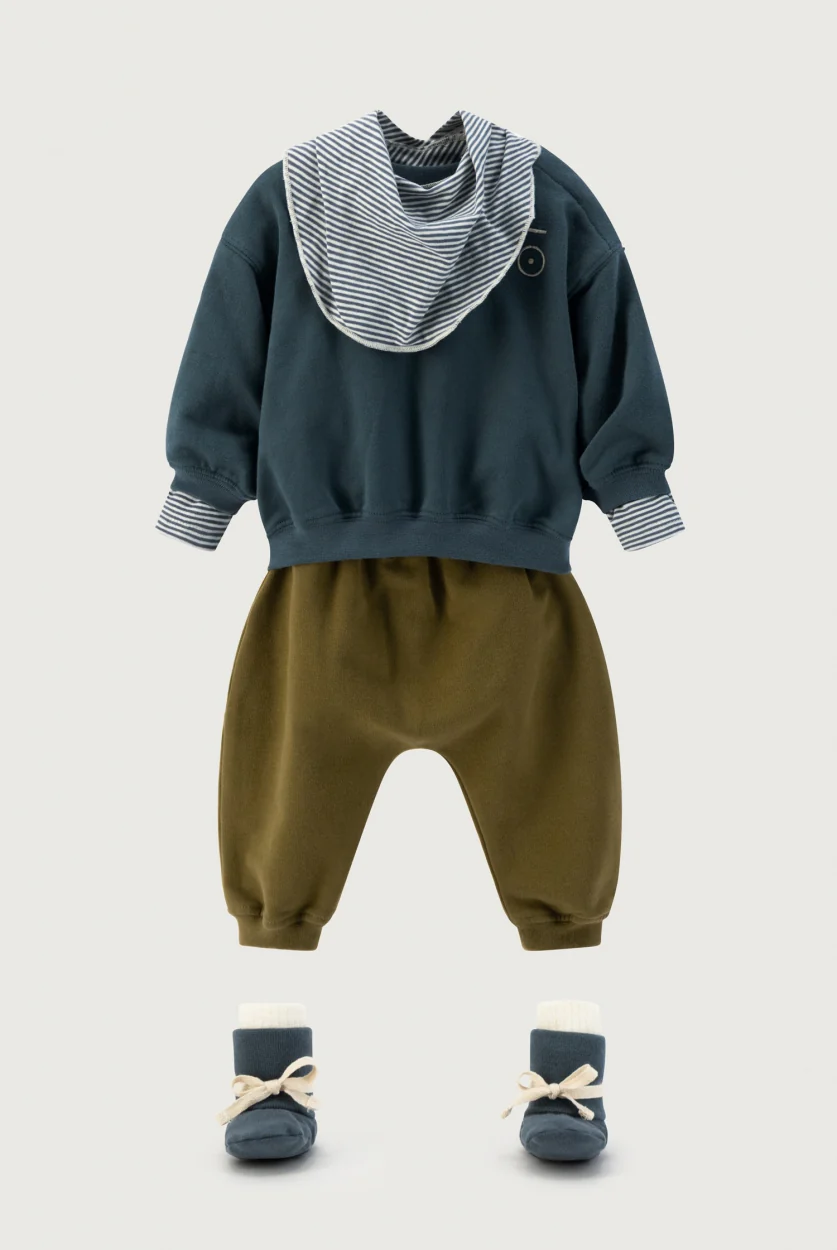 Gray Label Baby-Pullover | Blue Gray - Image 2