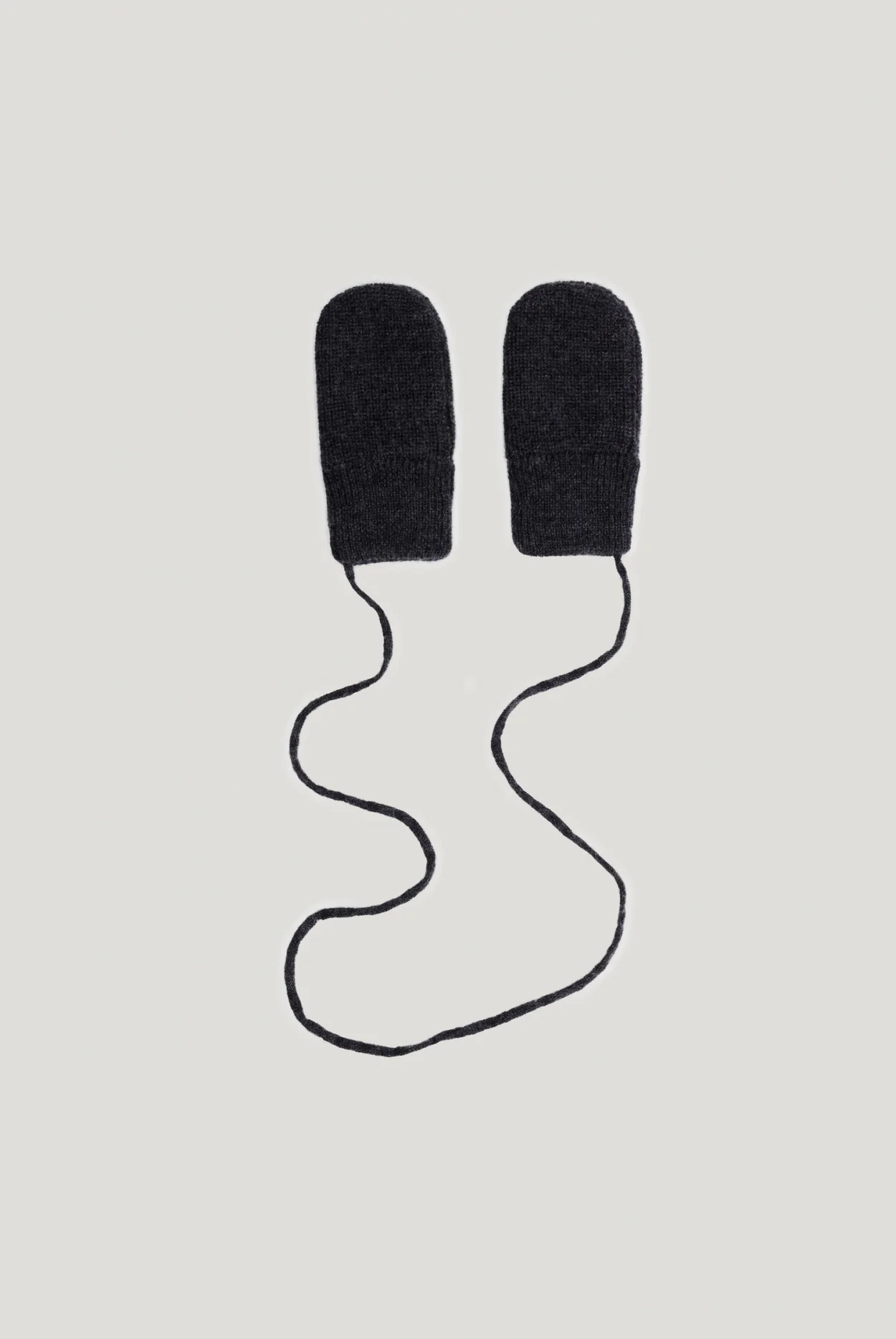 Gray Label Baby Fäustlinge Merino | Black Melange - Image 2
