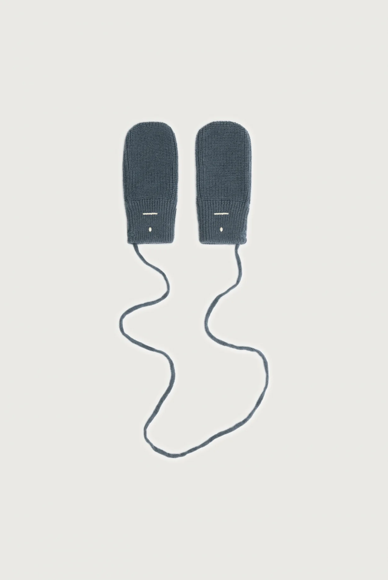 Gray Label Baby Fäustlinge Merino | Blue Grey