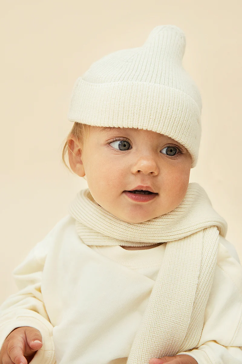 Gray Label Baby Fäustlinge Merino | Cream - Image 2