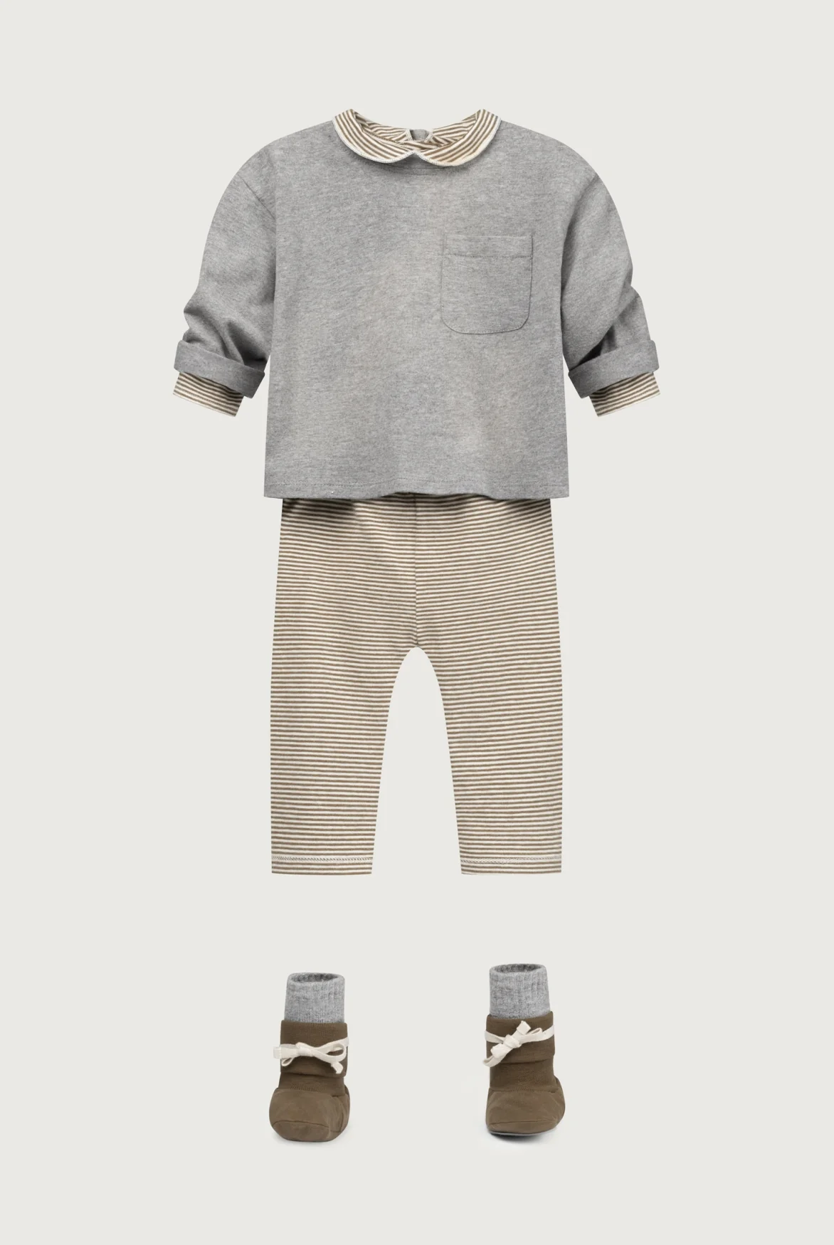 Gray Label Baby Leggins | Woody-Cream - Image 3