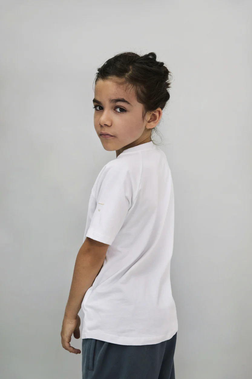 Gray Label Crewneck T-Shirt White - Image 4