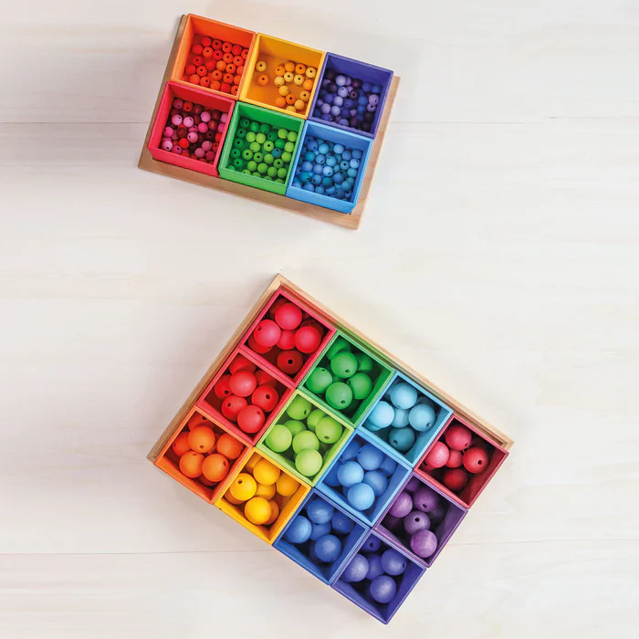 Grimm's 36 Grosse Holzperlen | Bunt - Image 8