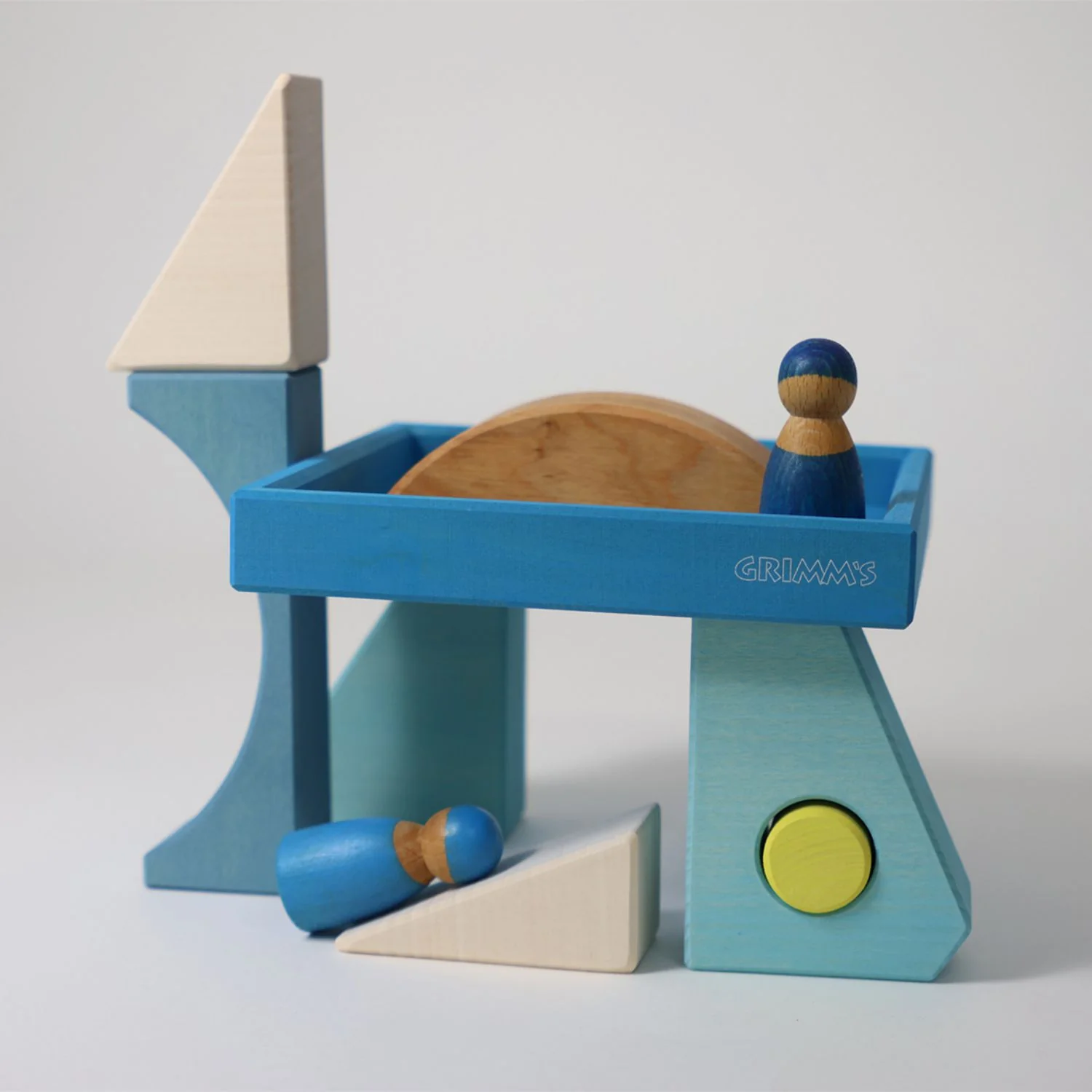 Grimm's Bauspiel Segelboot | Blau - Image 2