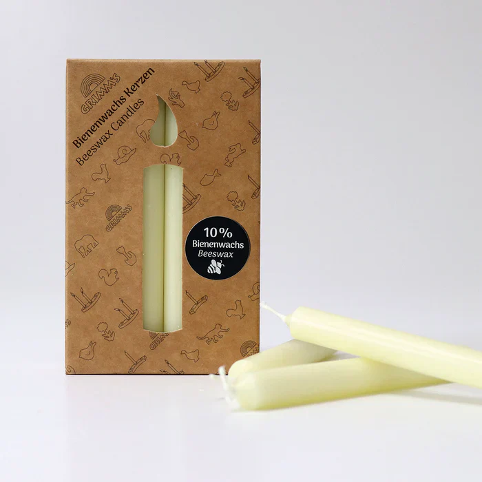 Grimm's Creme Bienenwachs-Kerzen