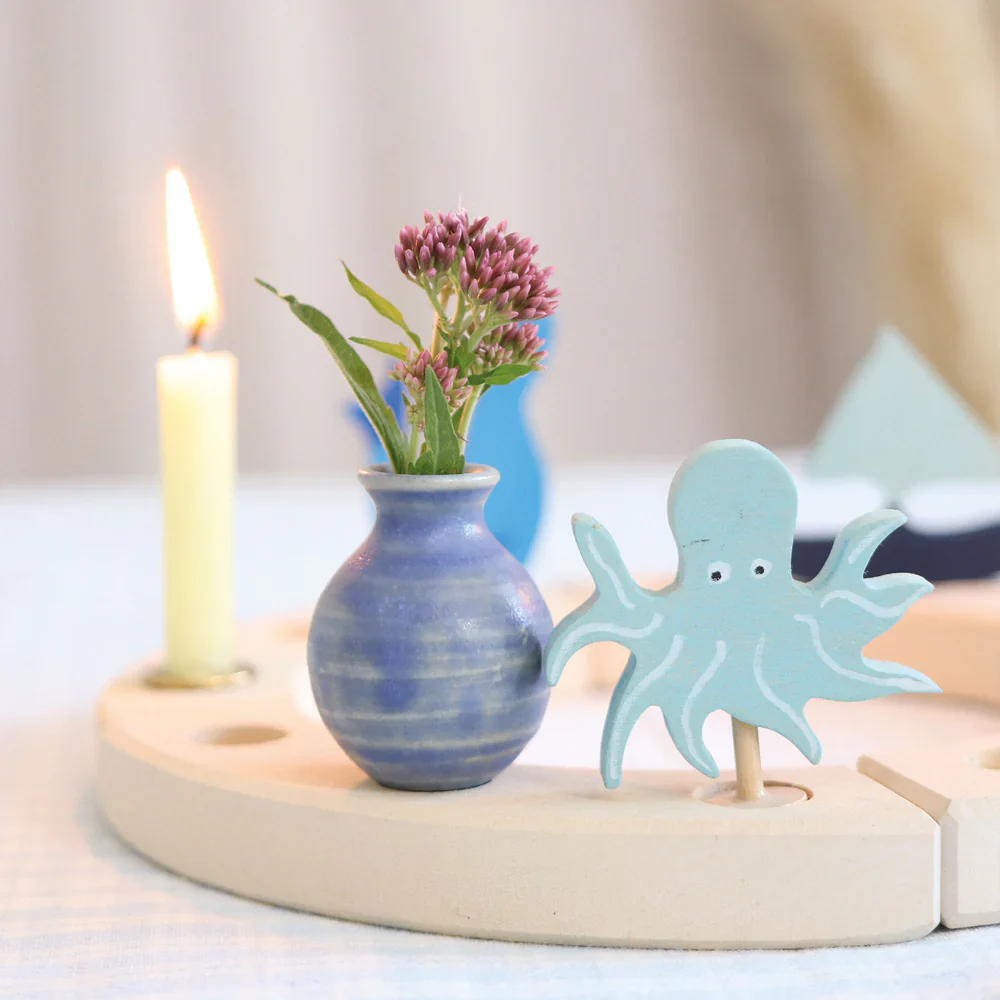 Grimm's Steckfigur Vase | Blau - Image 3