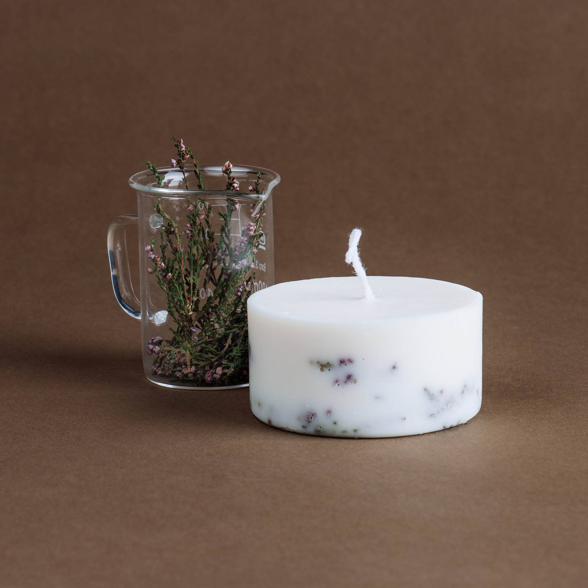 the Munio Mini Sojawachs Duftkerze - Heather