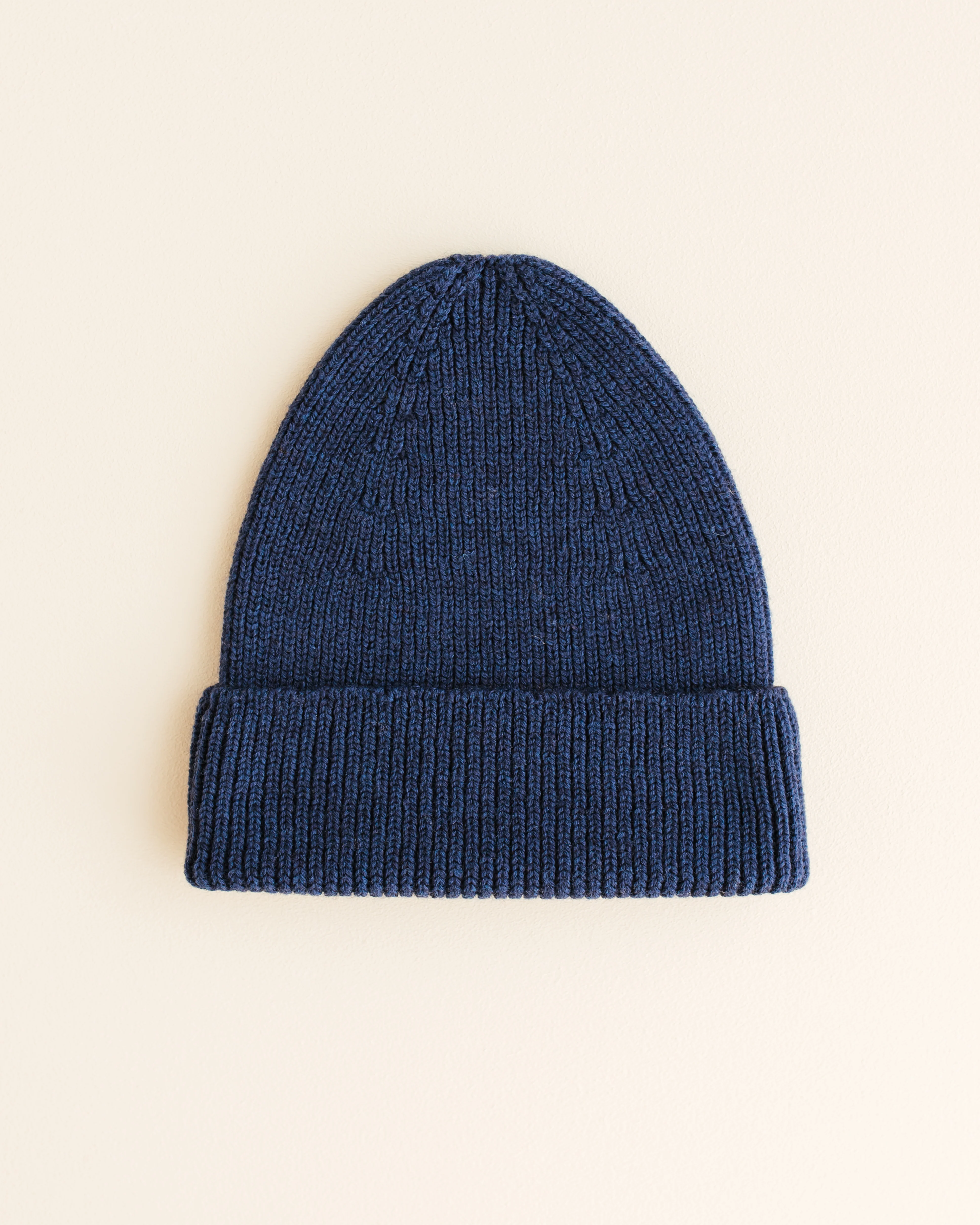 Hvid Adult Beanie "Fonzie" Blue