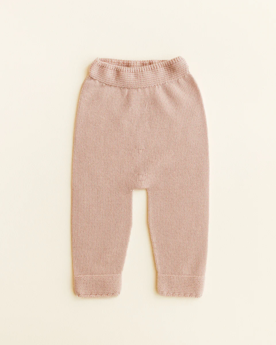Hvid Baby Strickhose "Guido" Apricot