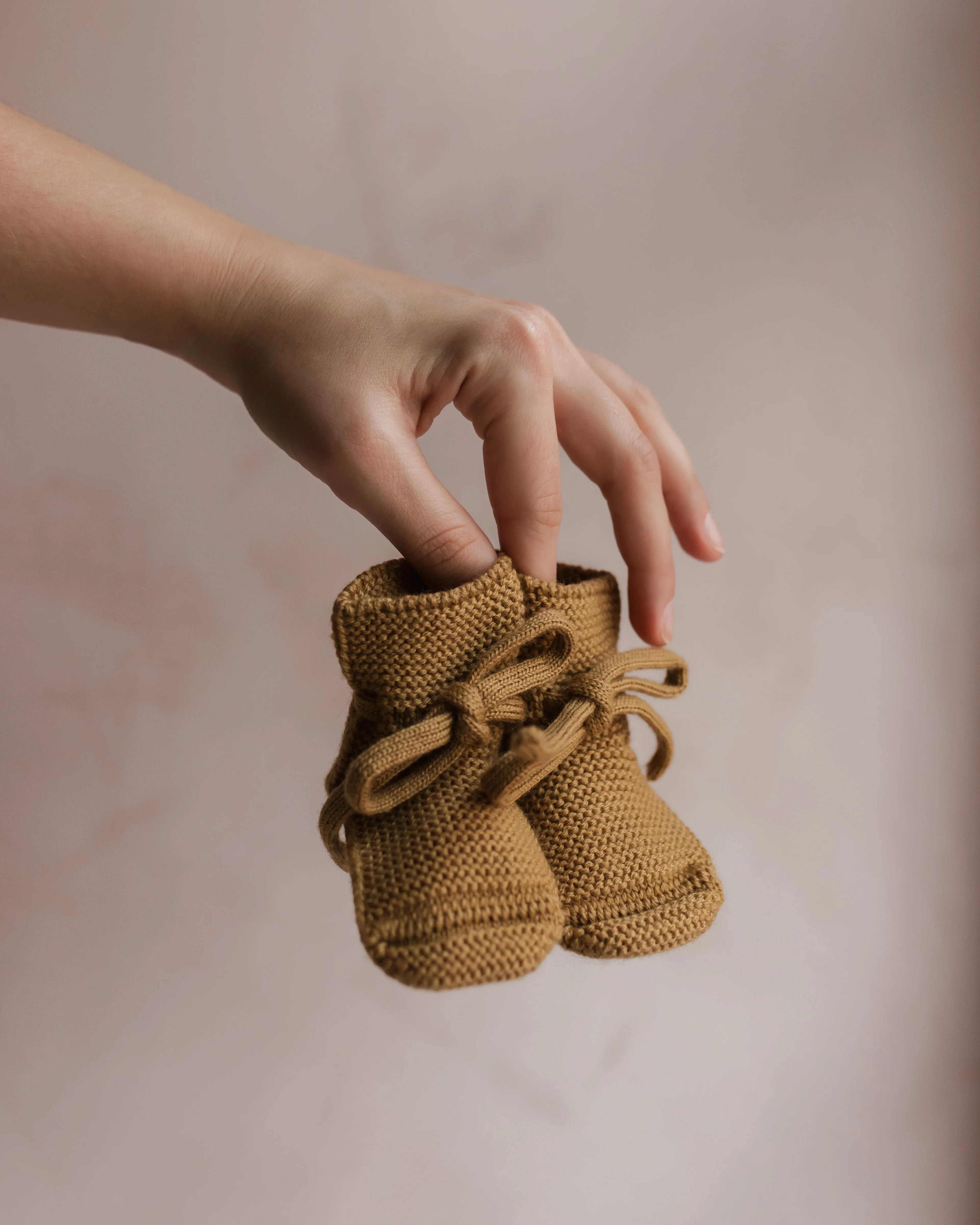 Hvid Babyschuhe Booties Merinowolle | Orche - Image 2