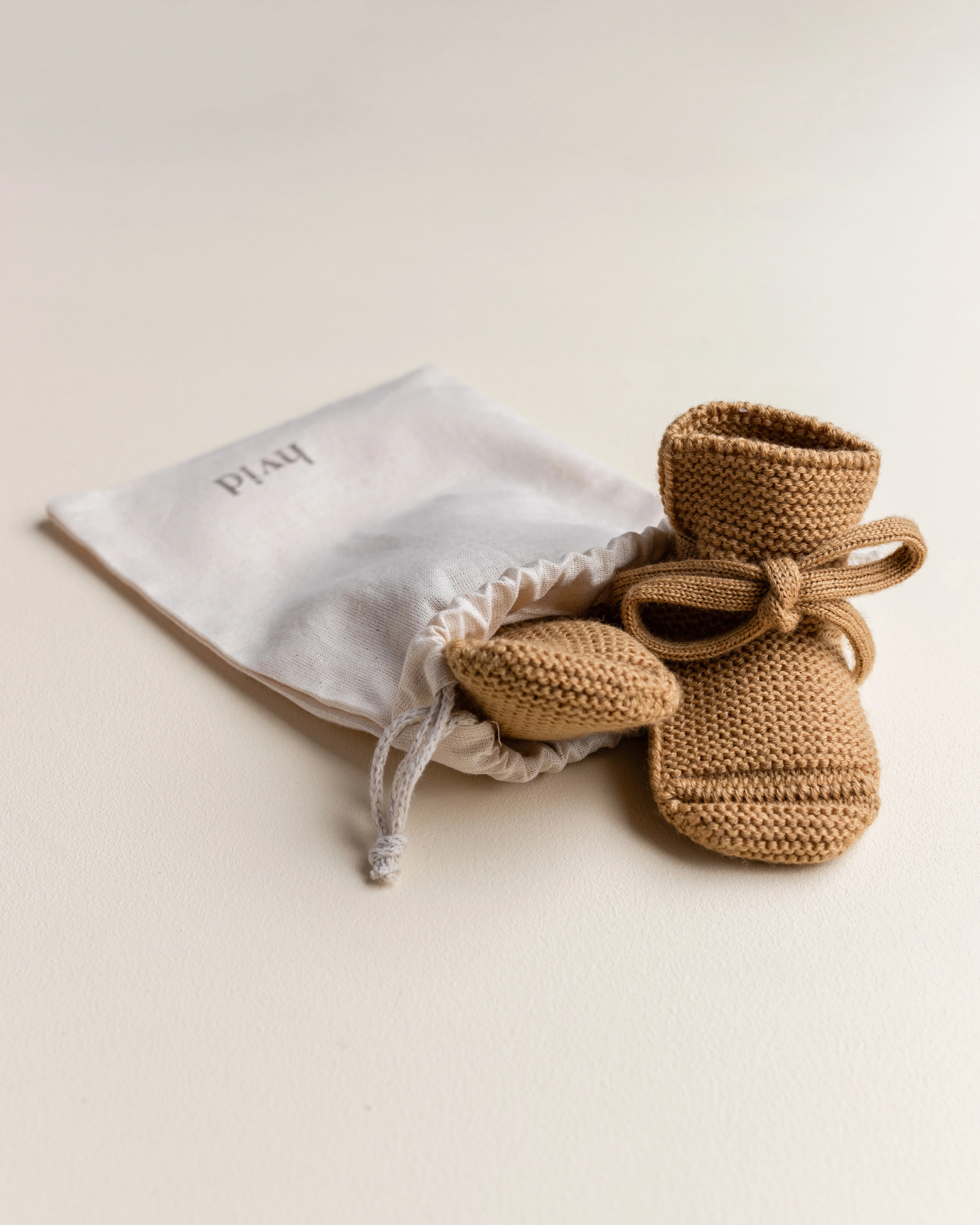 Hvid Babyschuhe Booties Merinowolle | Orche - Image 4