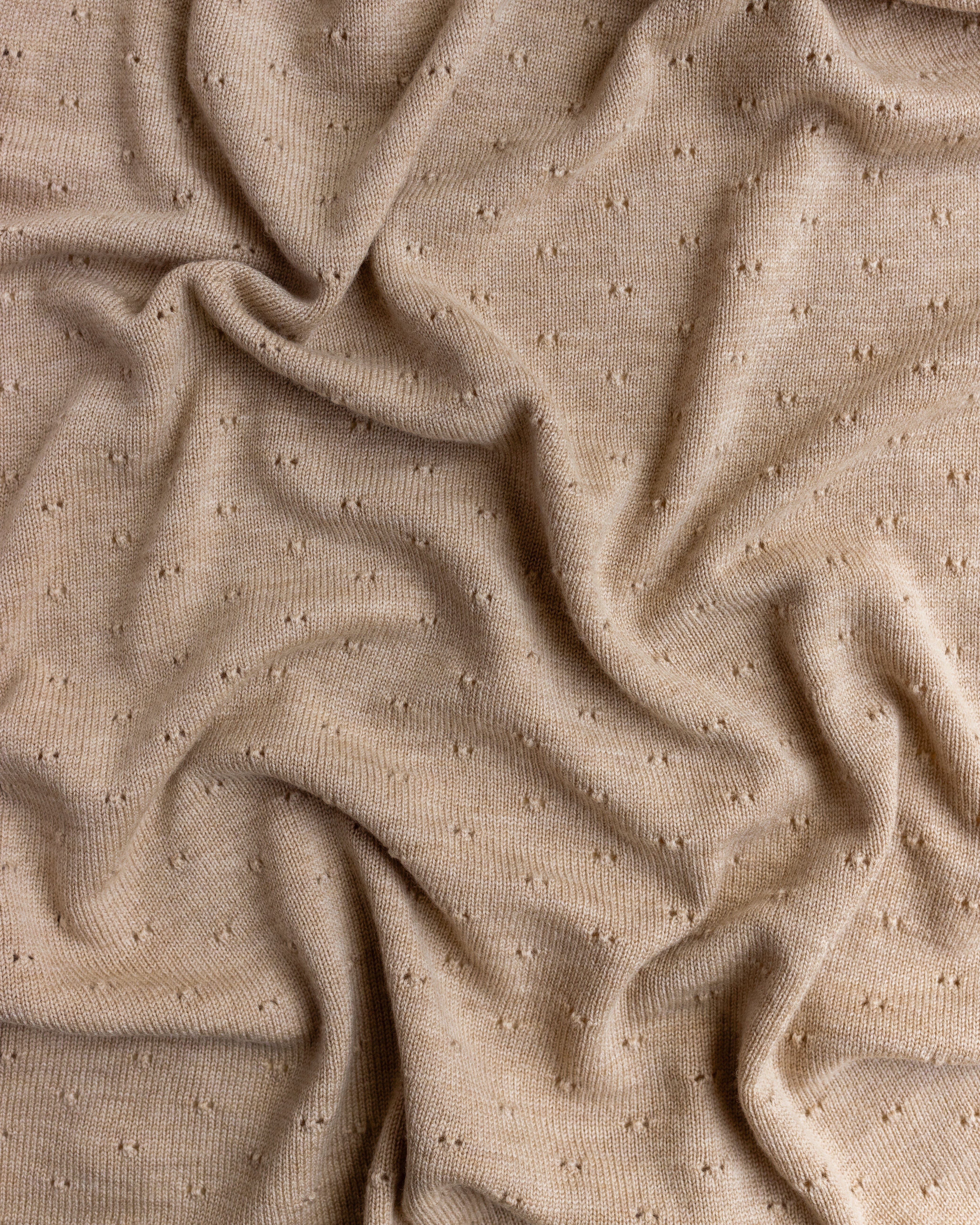 Hvid Babydecke "Bibi" Sand - Image 4