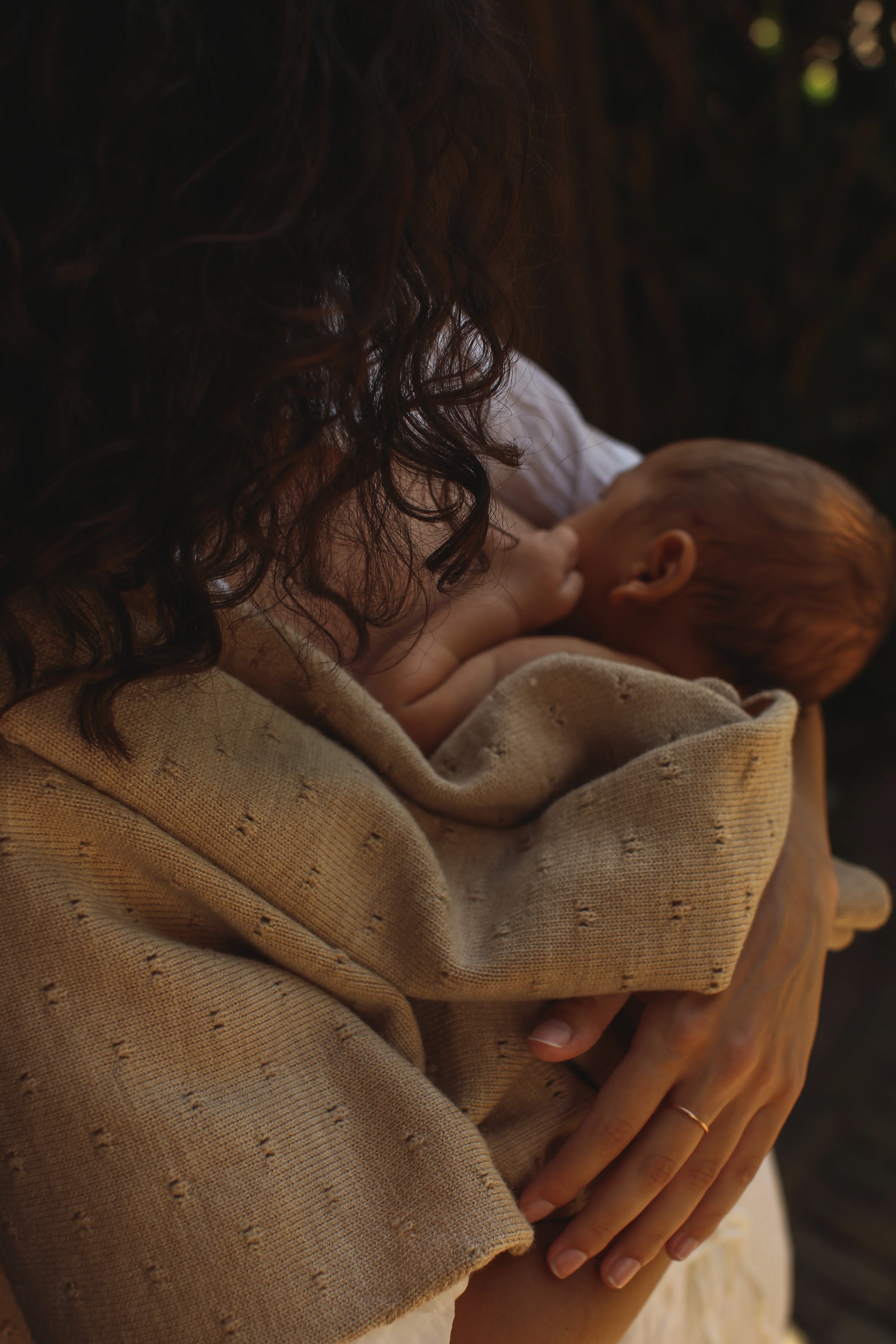 Hvid Babydecke "Bibi" Sand - Image 7