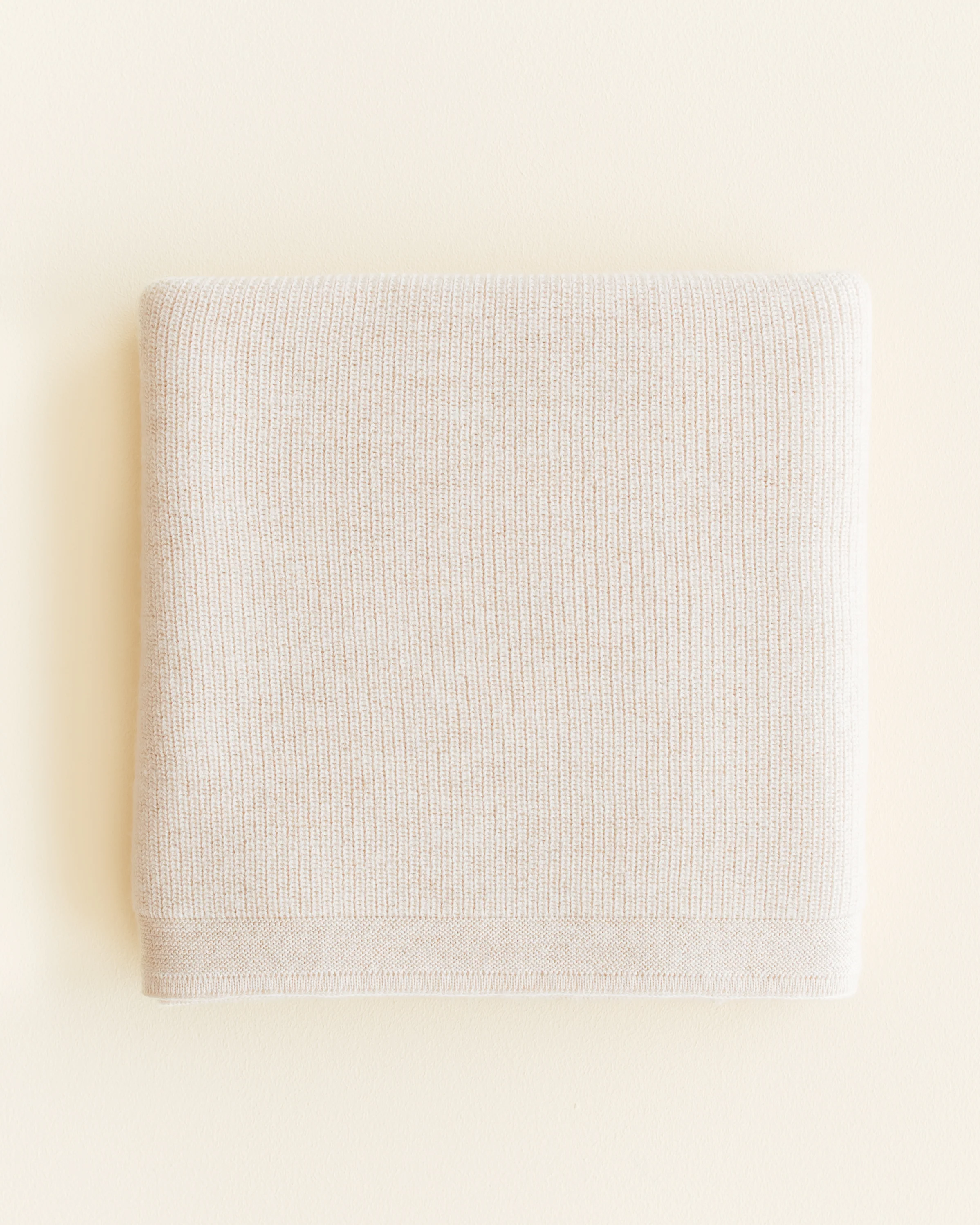 Hvid Babydecke "Felix" Cream
