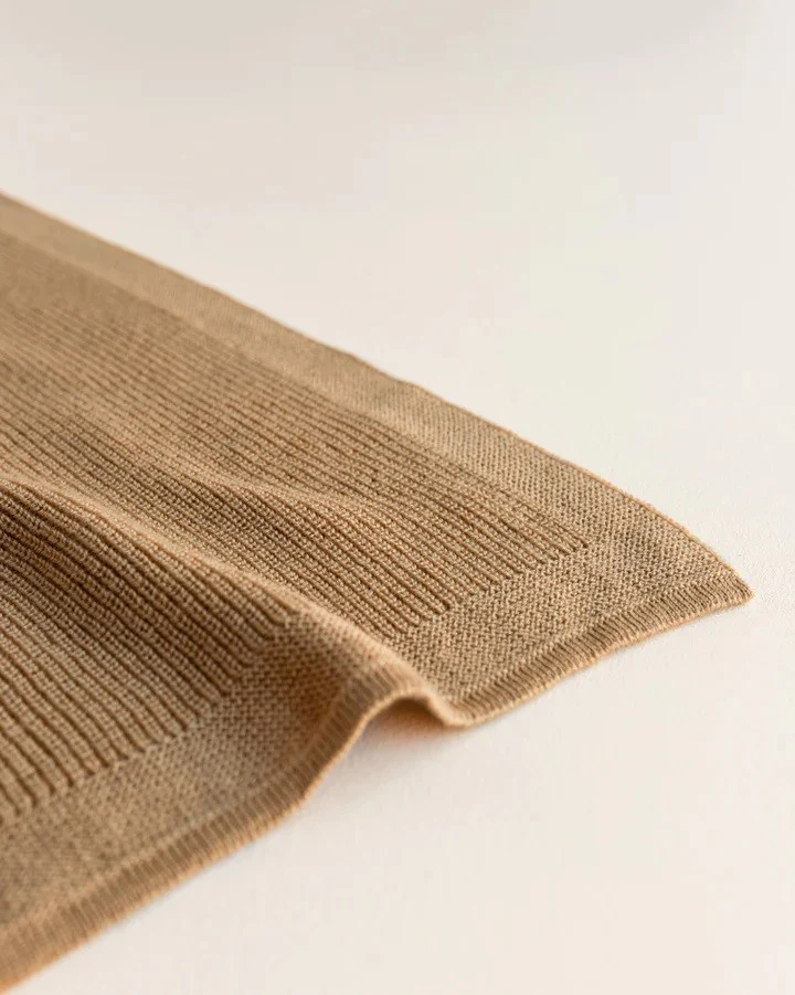 Hvid Babydecke "Felix" Ochre - Image 4