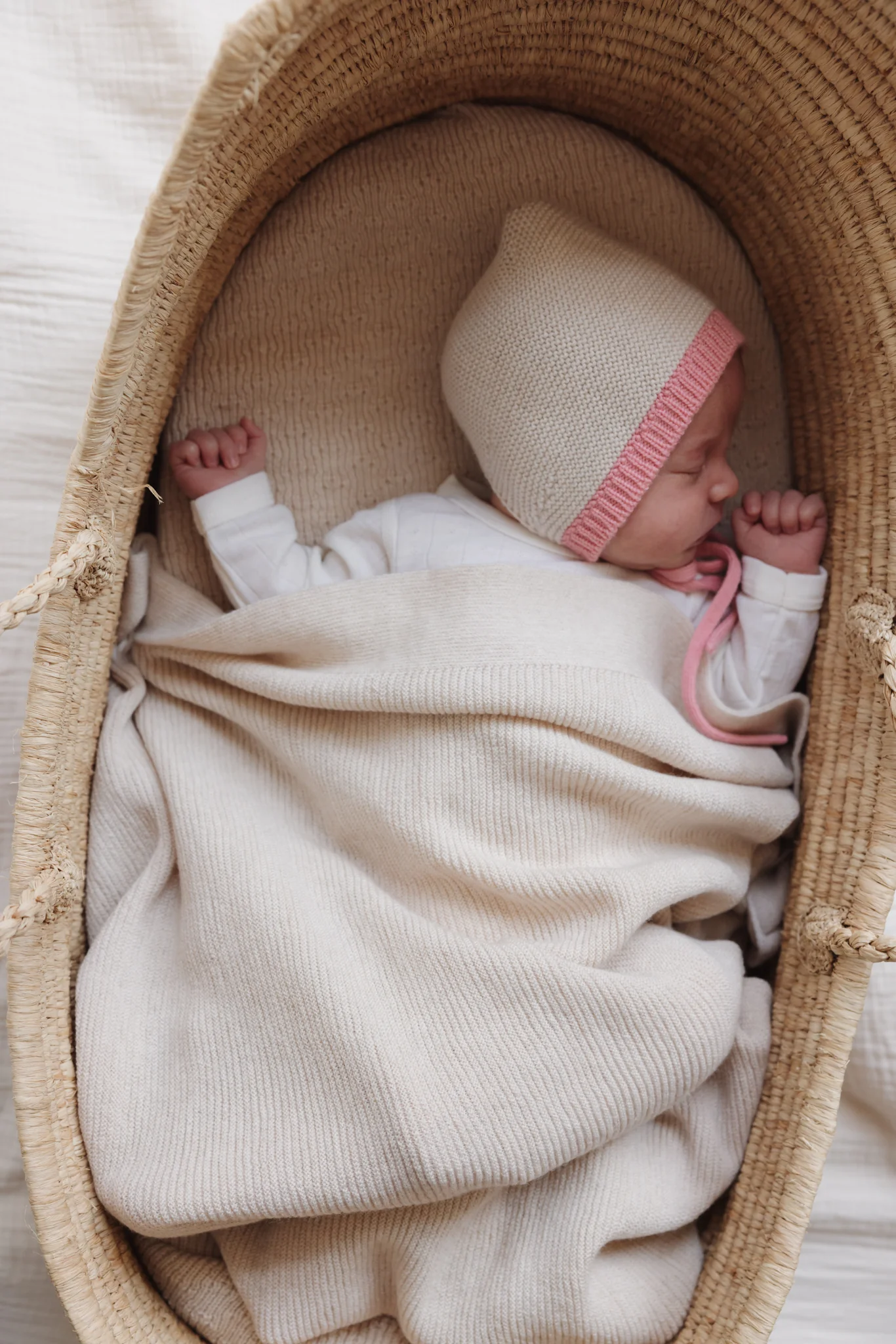 Hvid Babydecke "Gust" Cream - Image 4