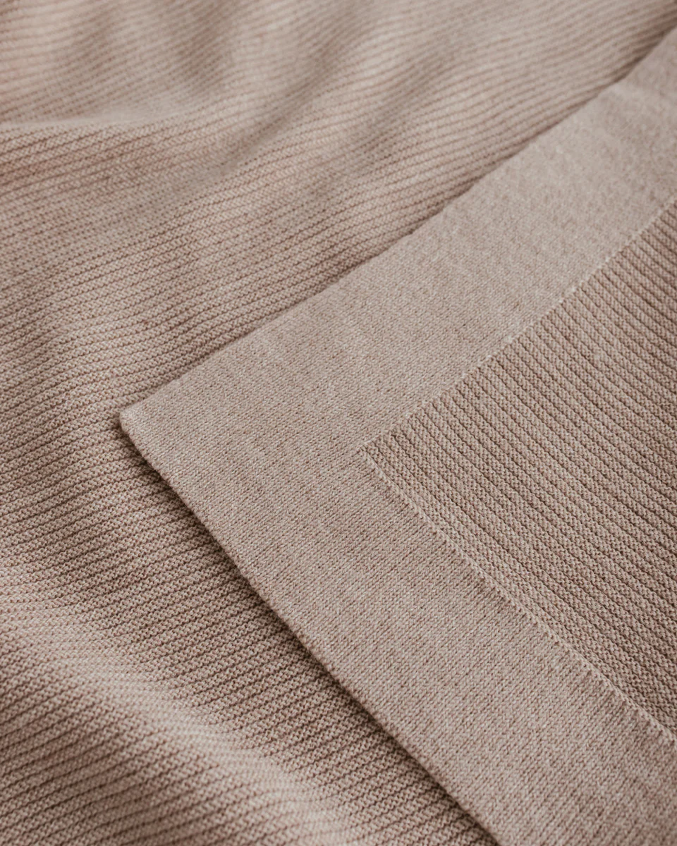 Hvid Babydecke "Gust" Sand - Image 2