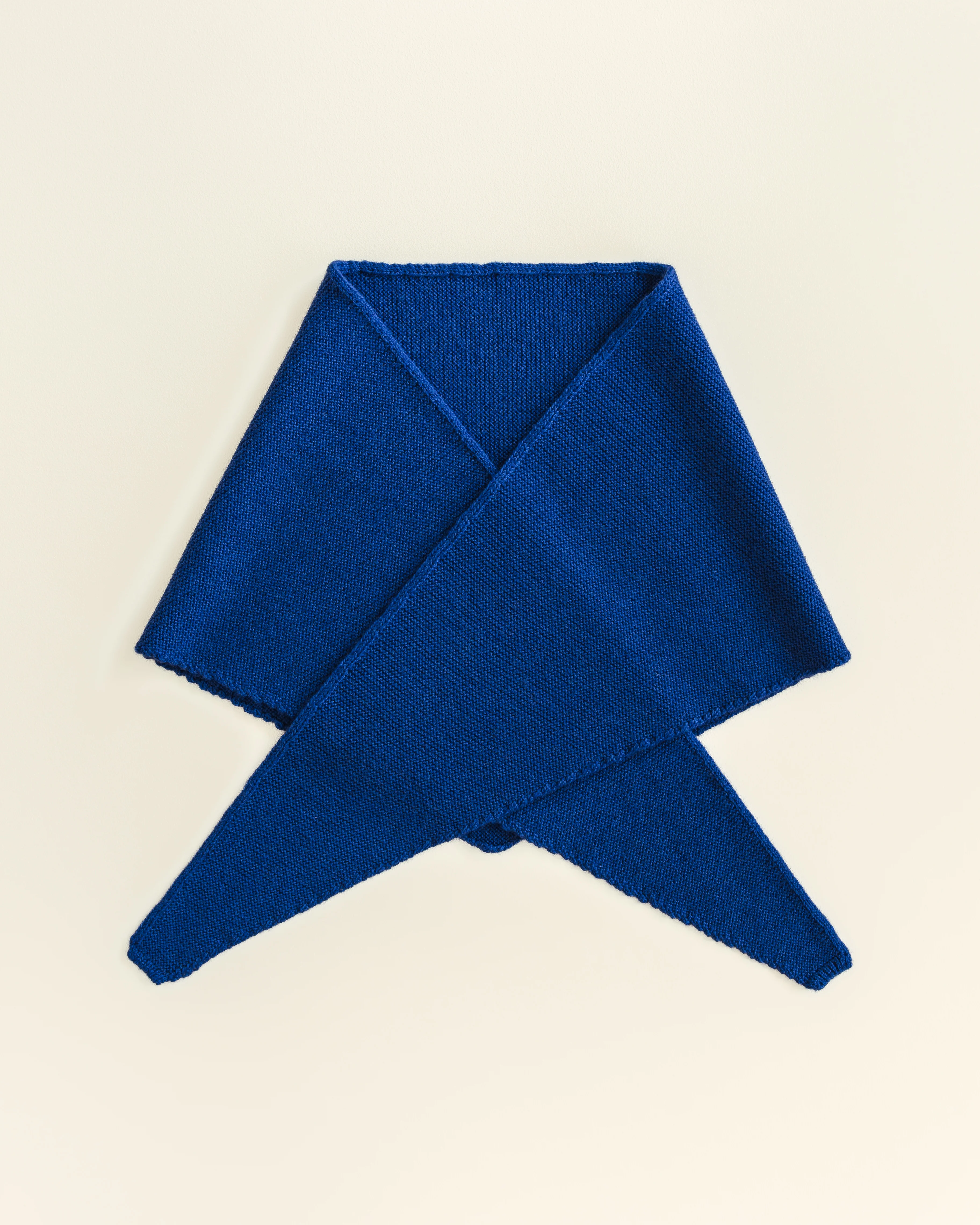 Hvid Dreieckstuch "Josephina" Cobalt Blue - Image 3