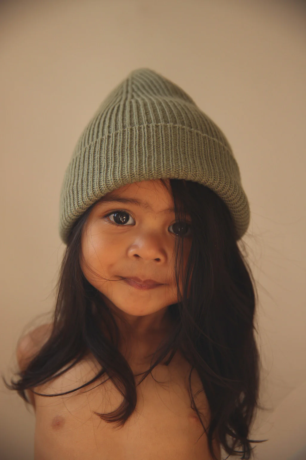 Hvid Kids Beanie "Fonzie" Artichoke - Image 4