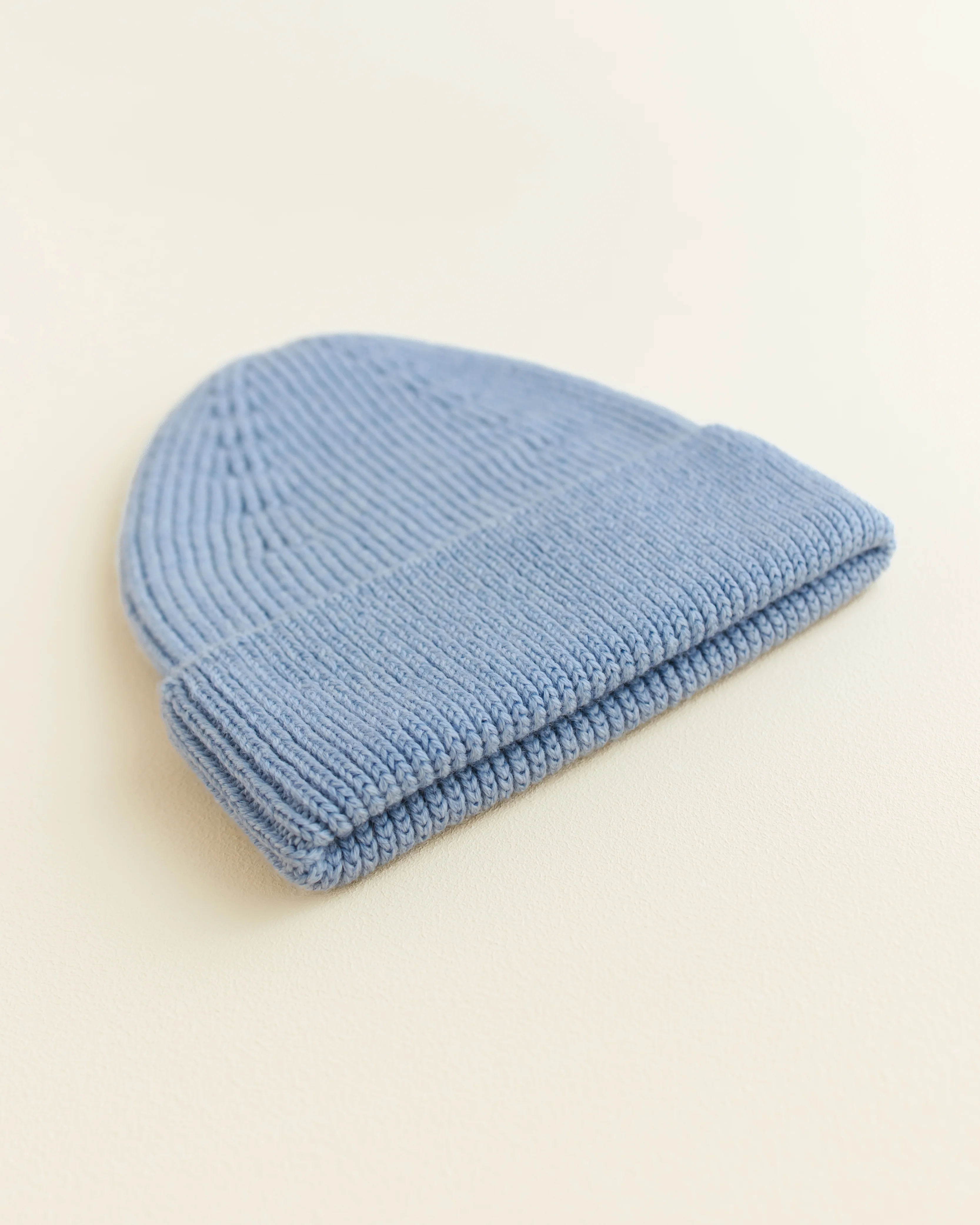 Hvid Kids Beanie "Fonzie" Light Blue - Image 3